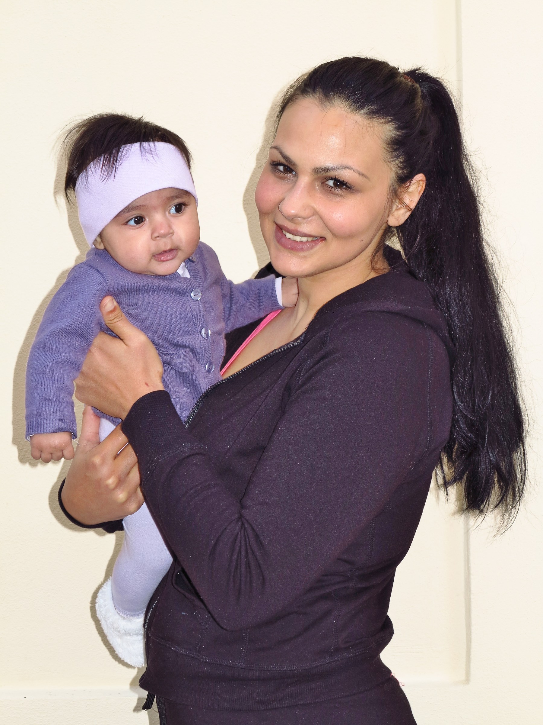 Jovica and her baby.