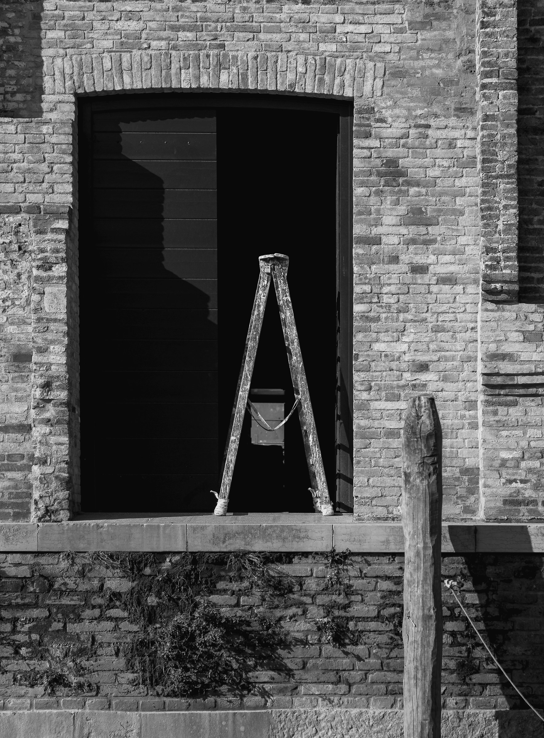 La  scala  e il palo.