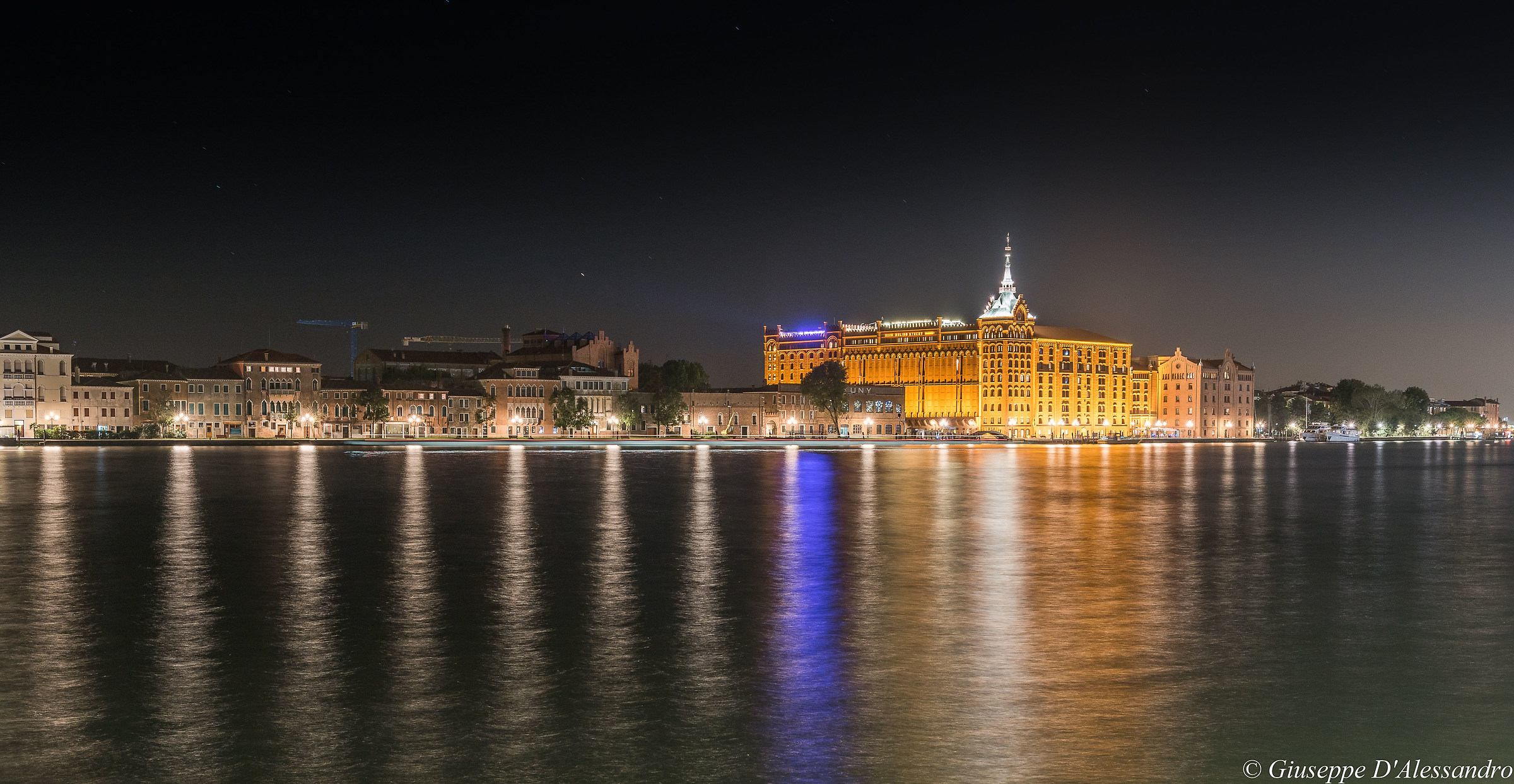 Reflections in water.