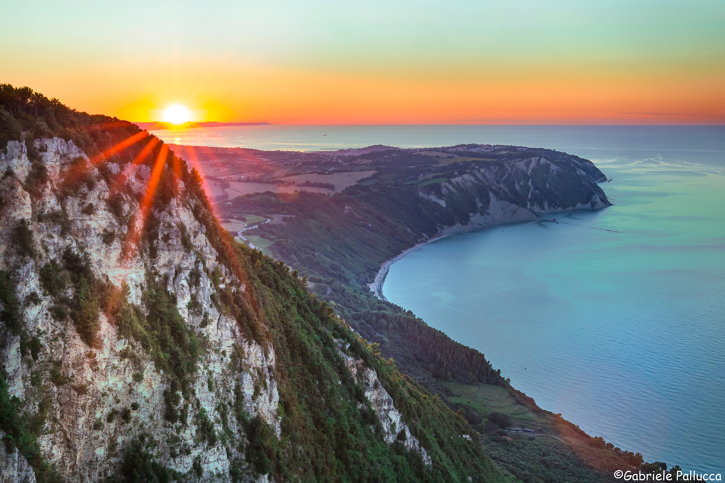 Sunset from the Conero