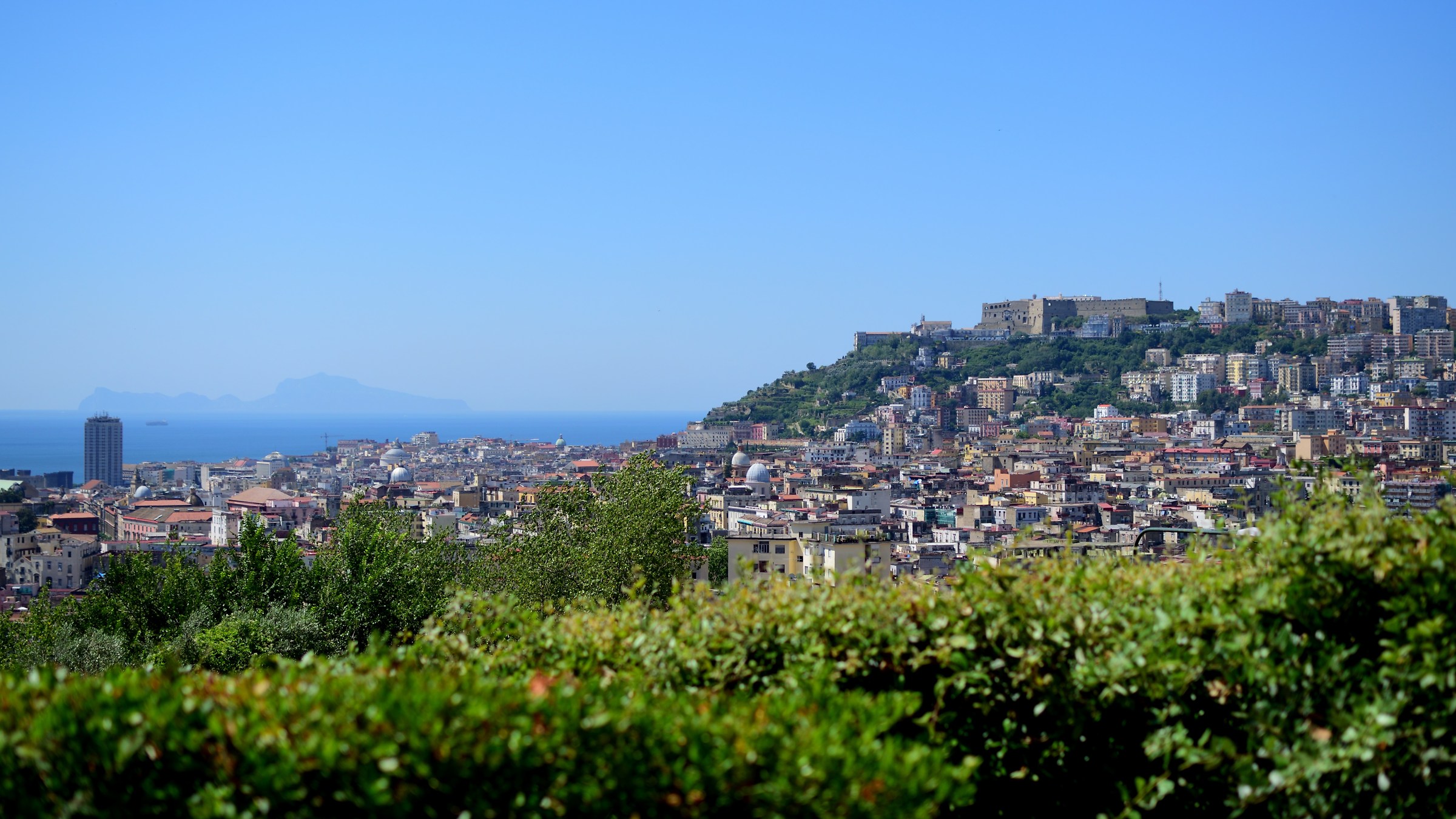 Naples view from the Belvedere of Capodimonte