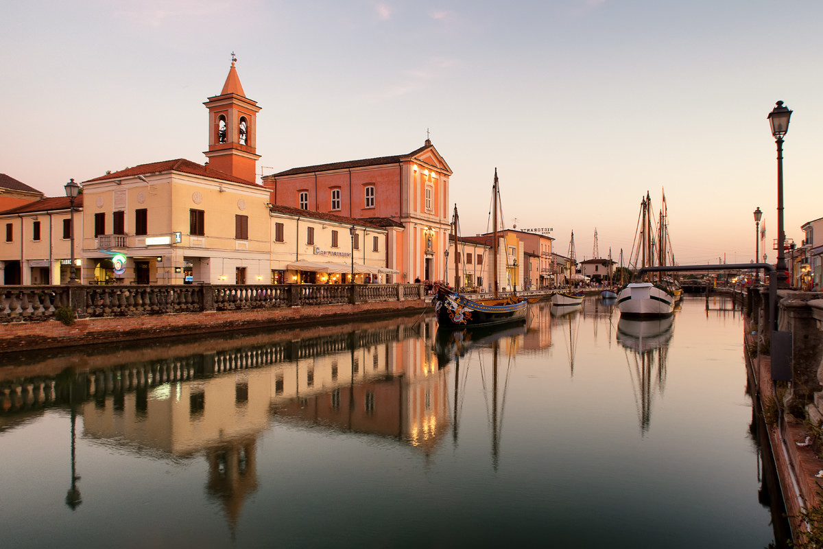 Golden hour in Cesenatico