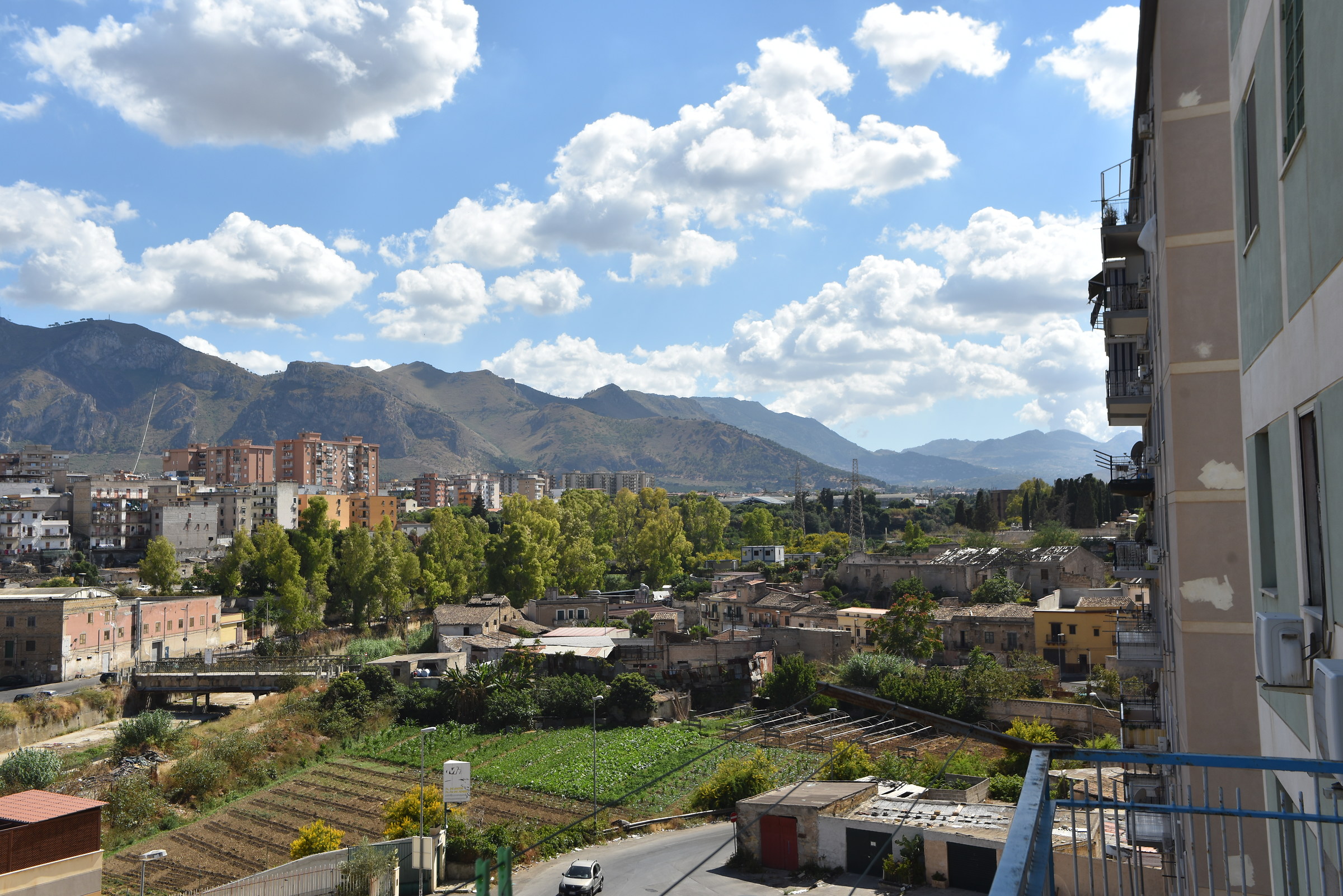 The city, the countryside and the mountain.