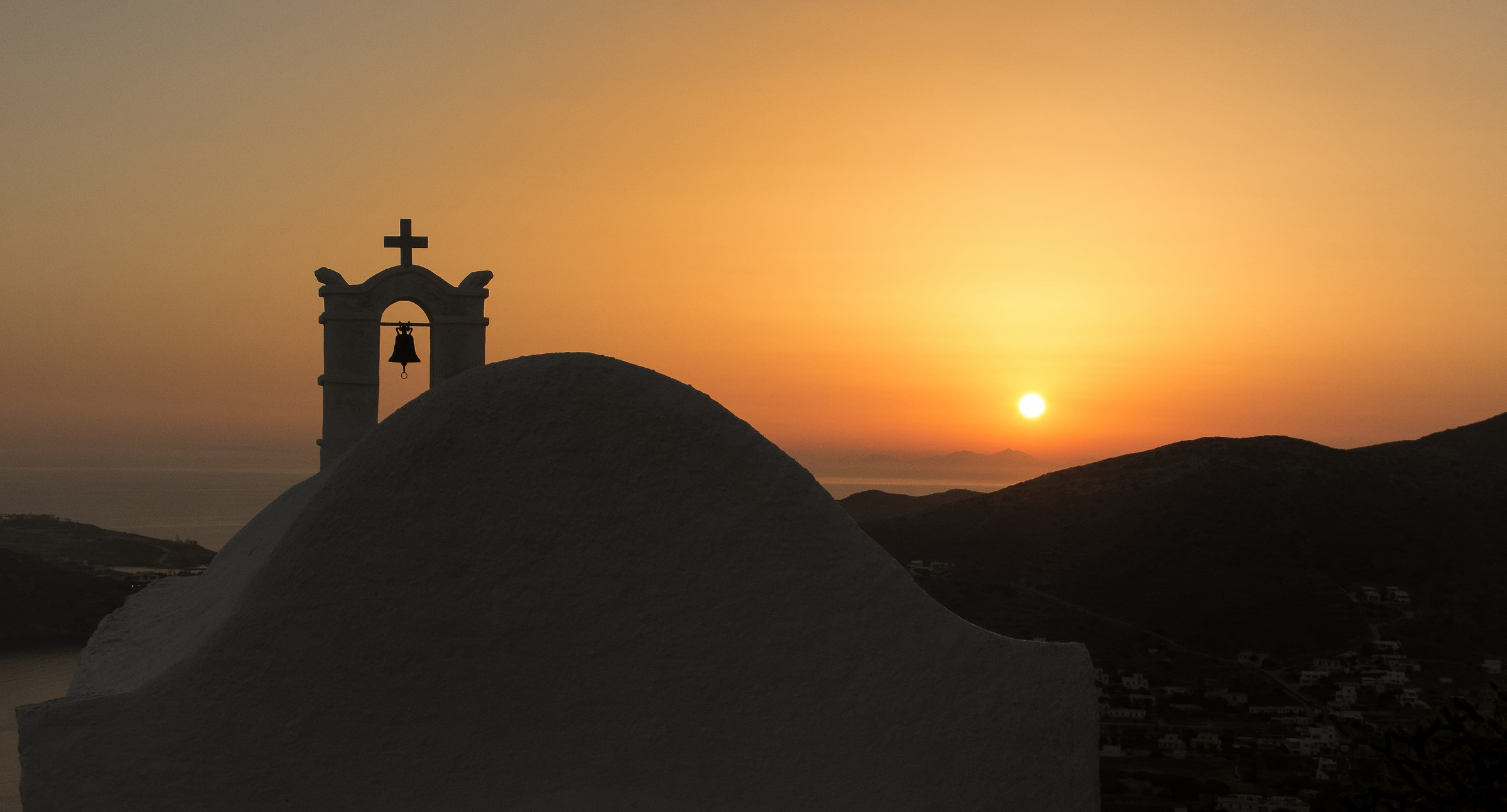 tramonto dalla Chora