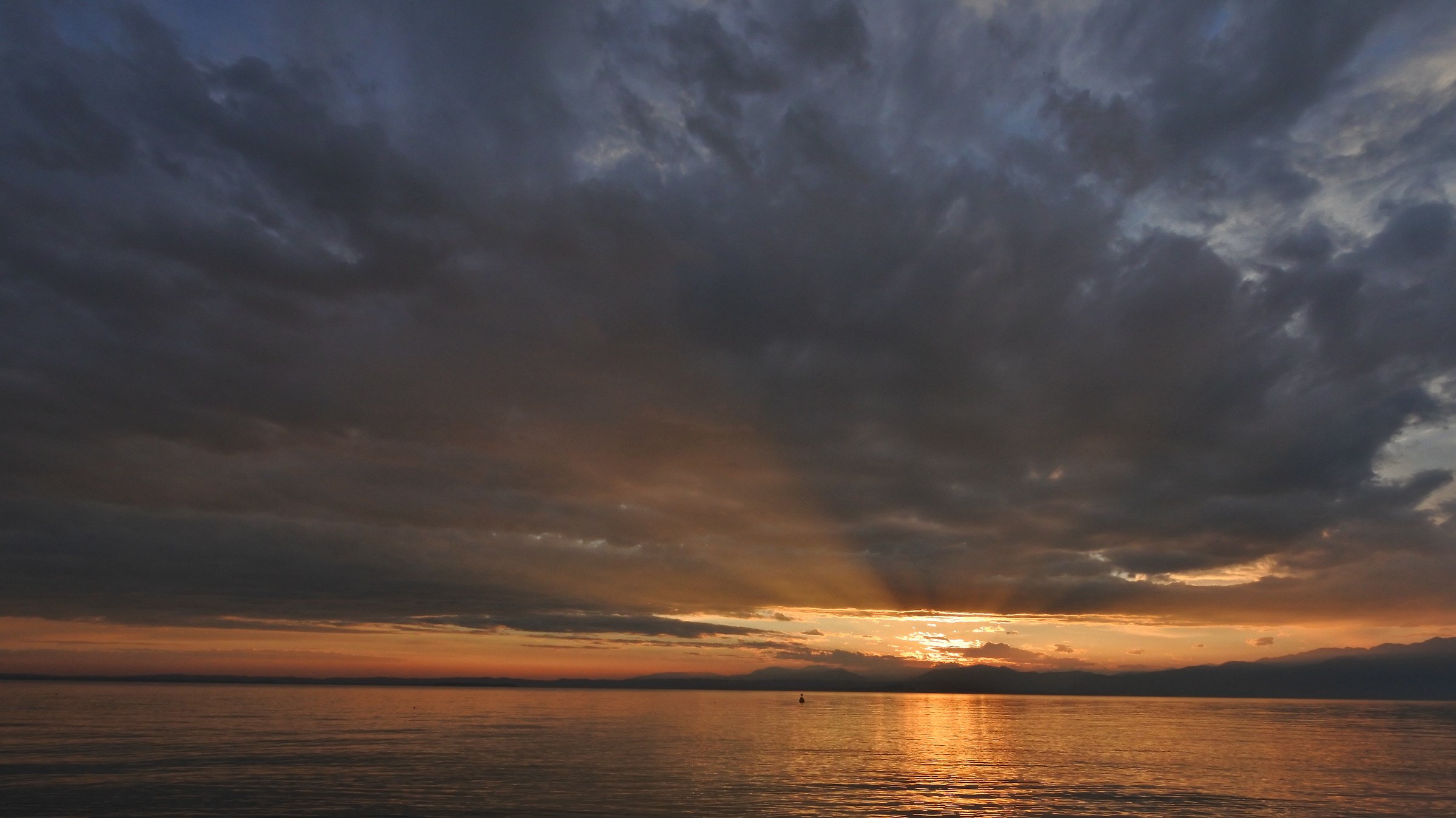Sunset over Garda (Lazise) Italy