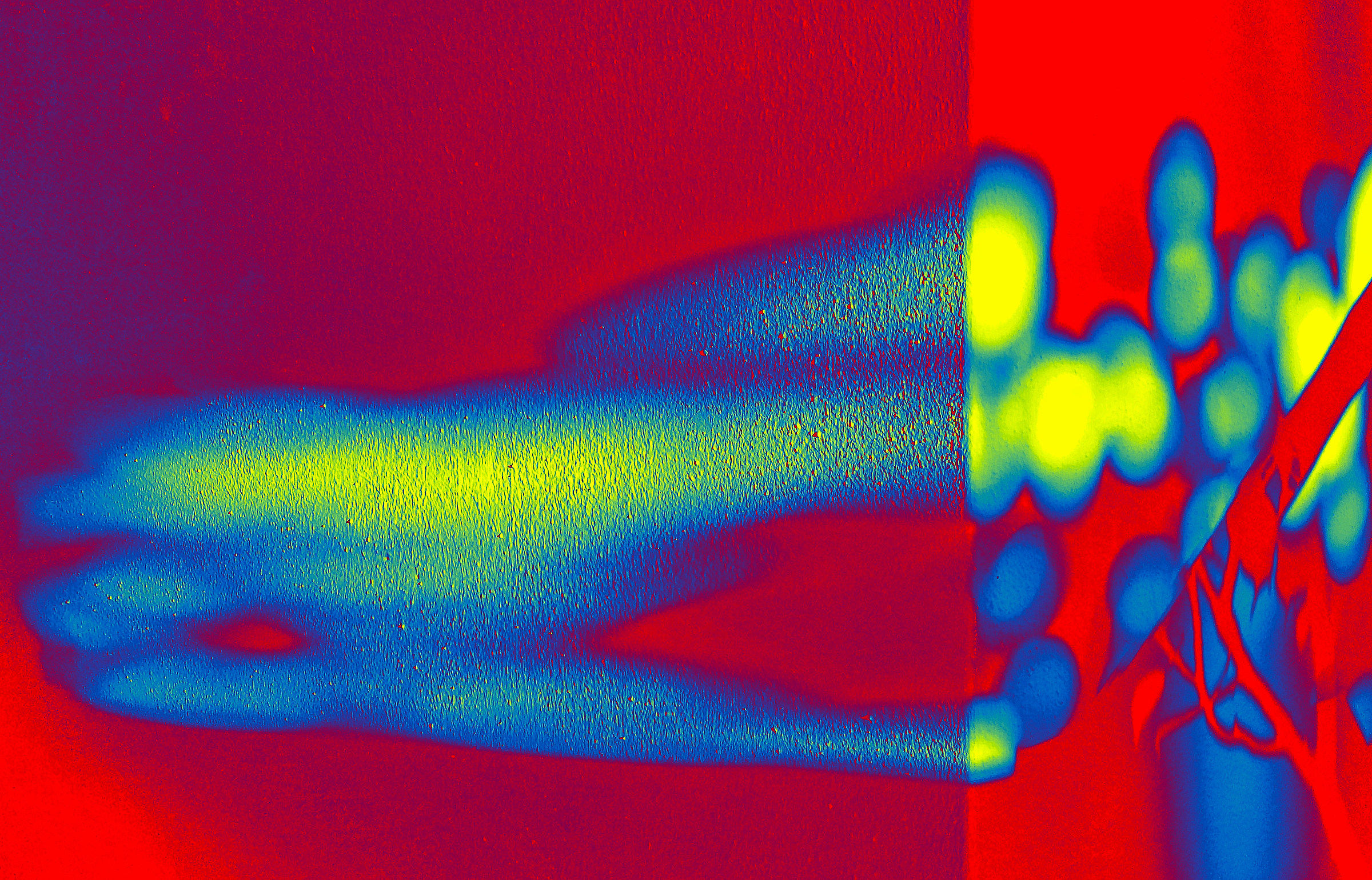 The size of the light ...