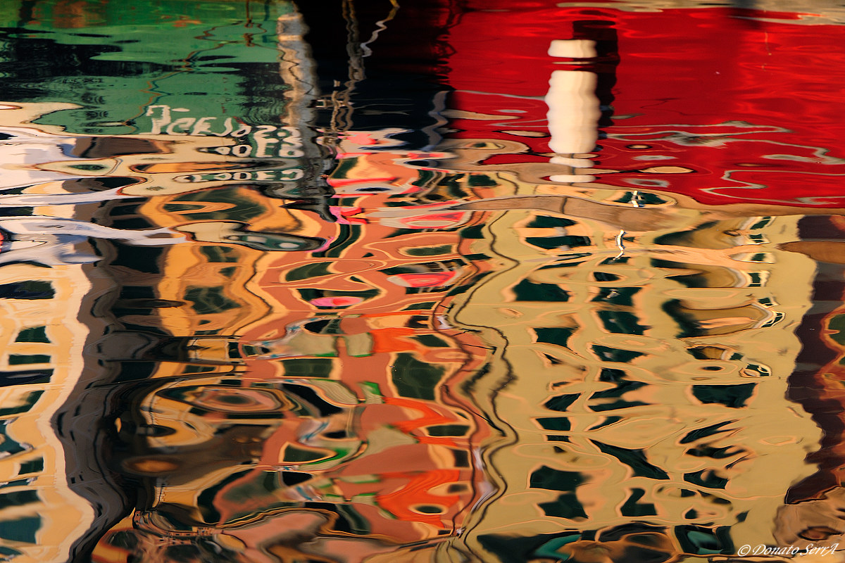 Reflections at sunset