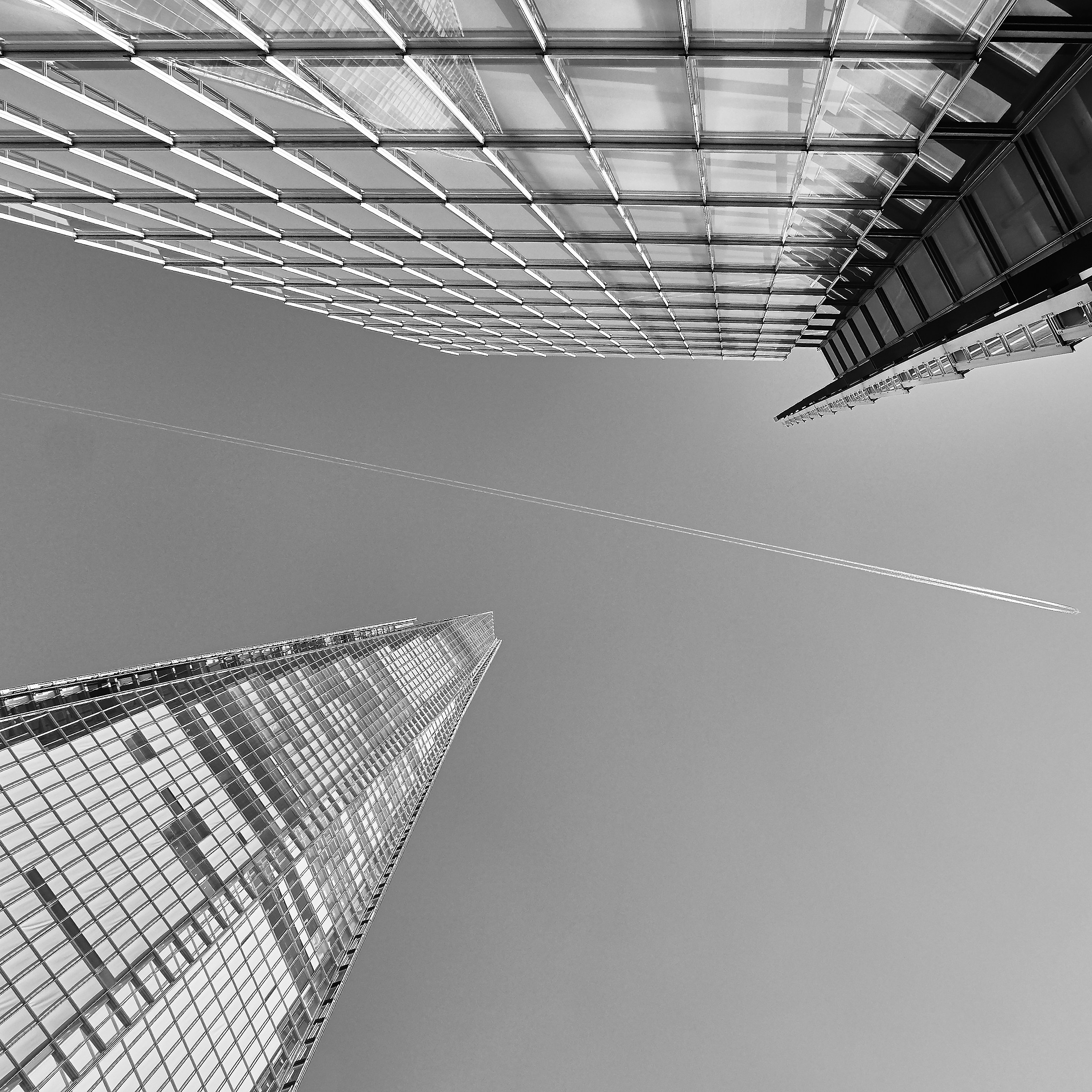 Shard of condensation between the Shard