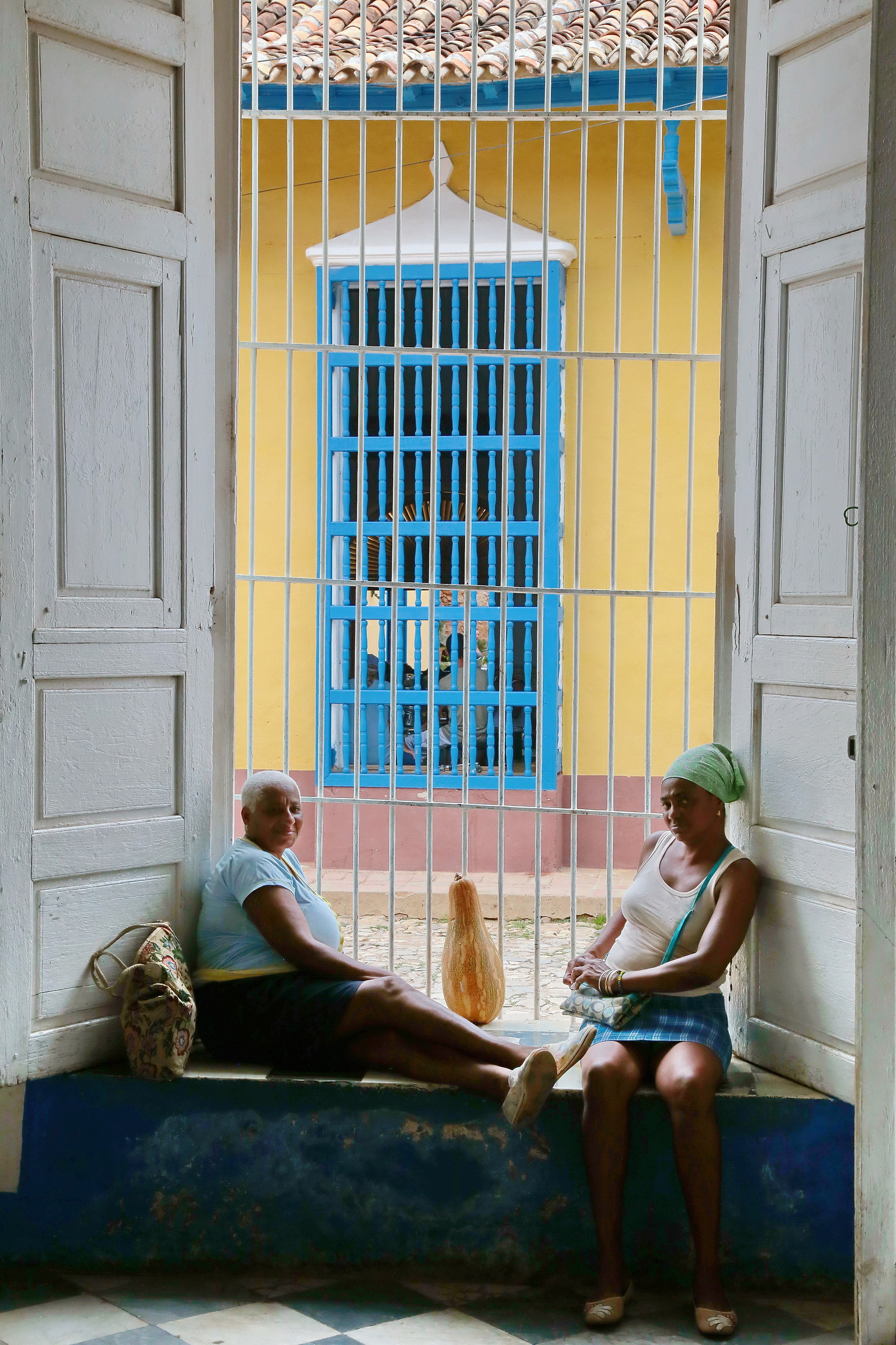 Mom's daughter and pumpkin