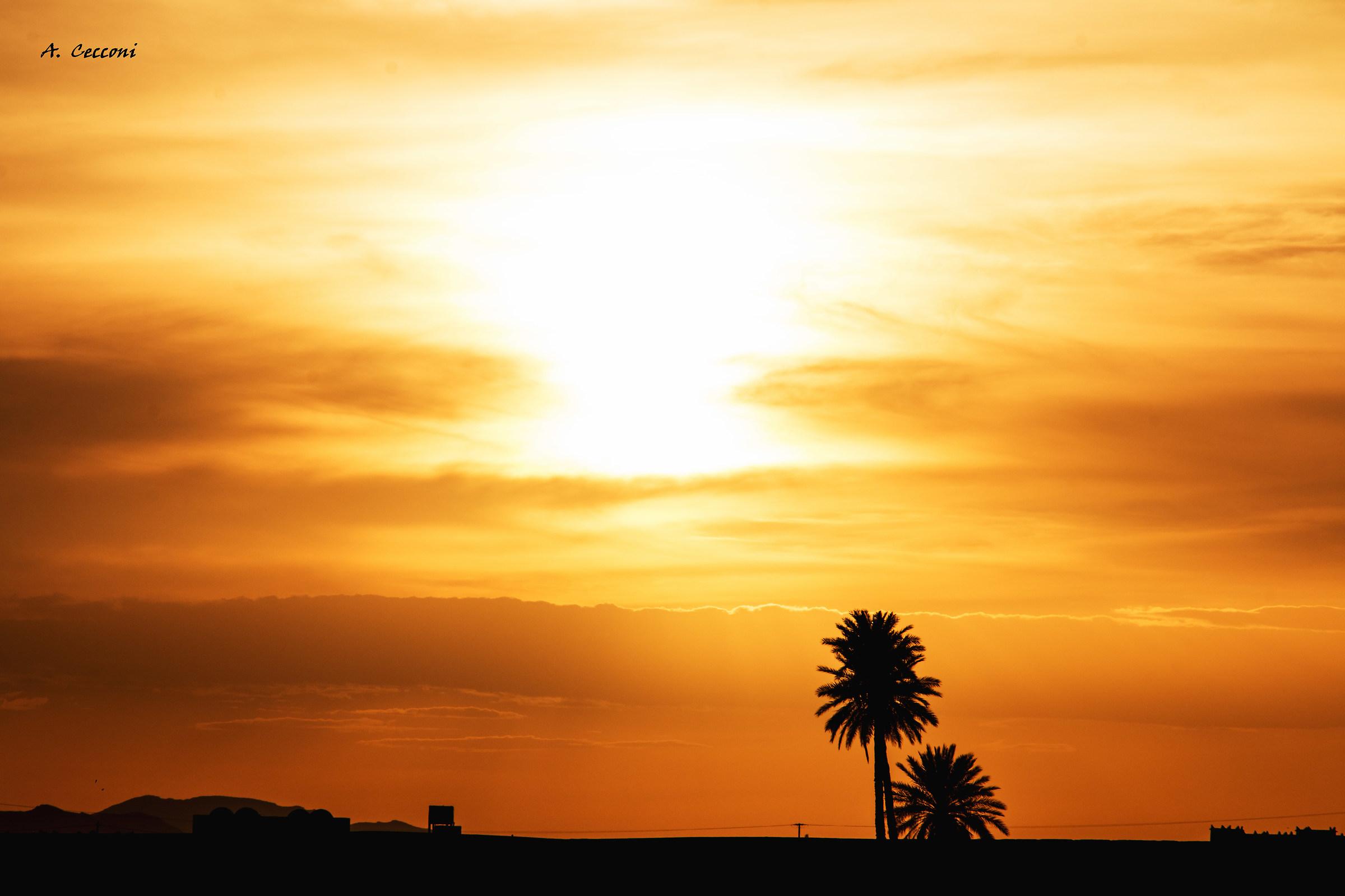 Moroccan sunset
