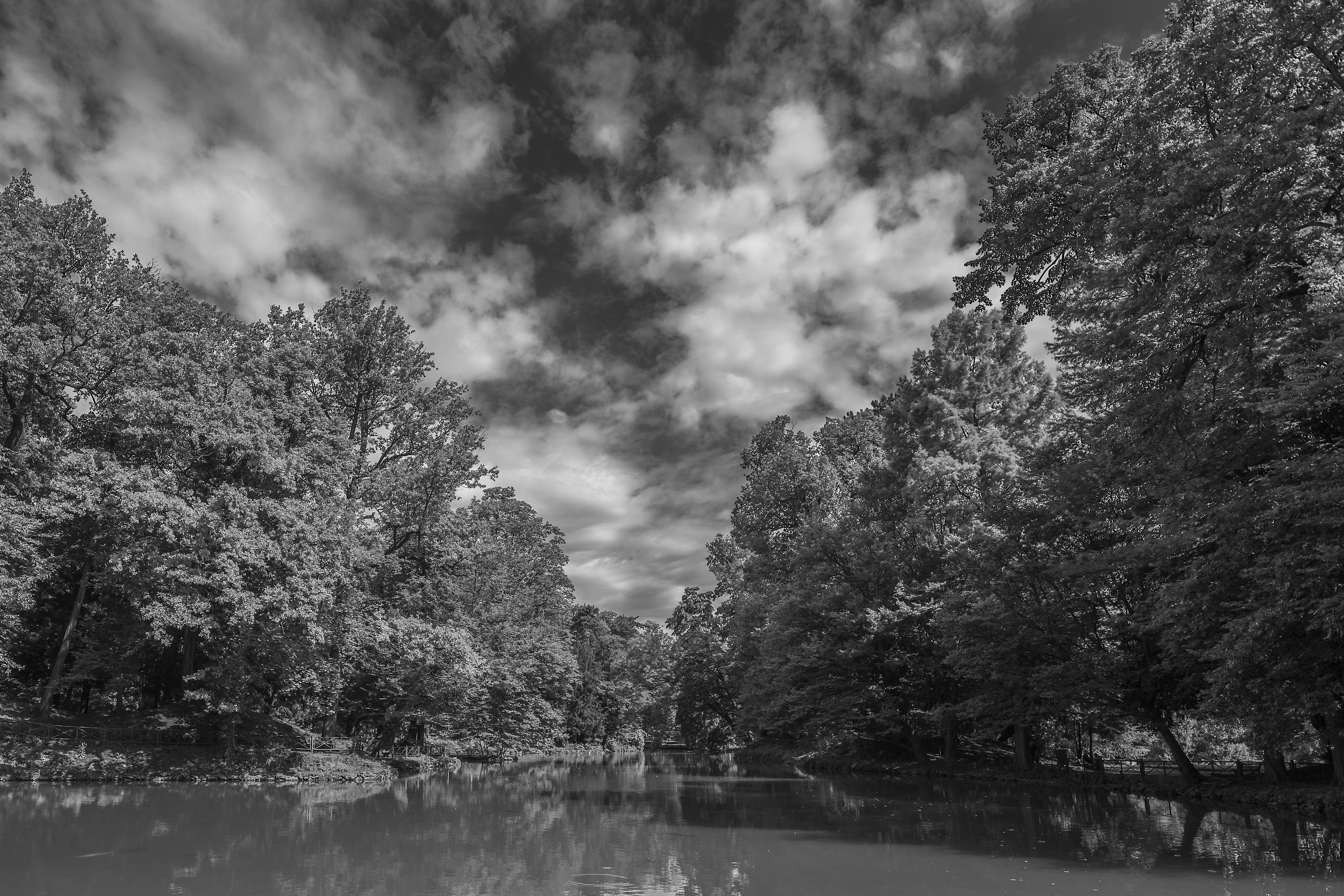 parco di monza laghetto della villa Reale
