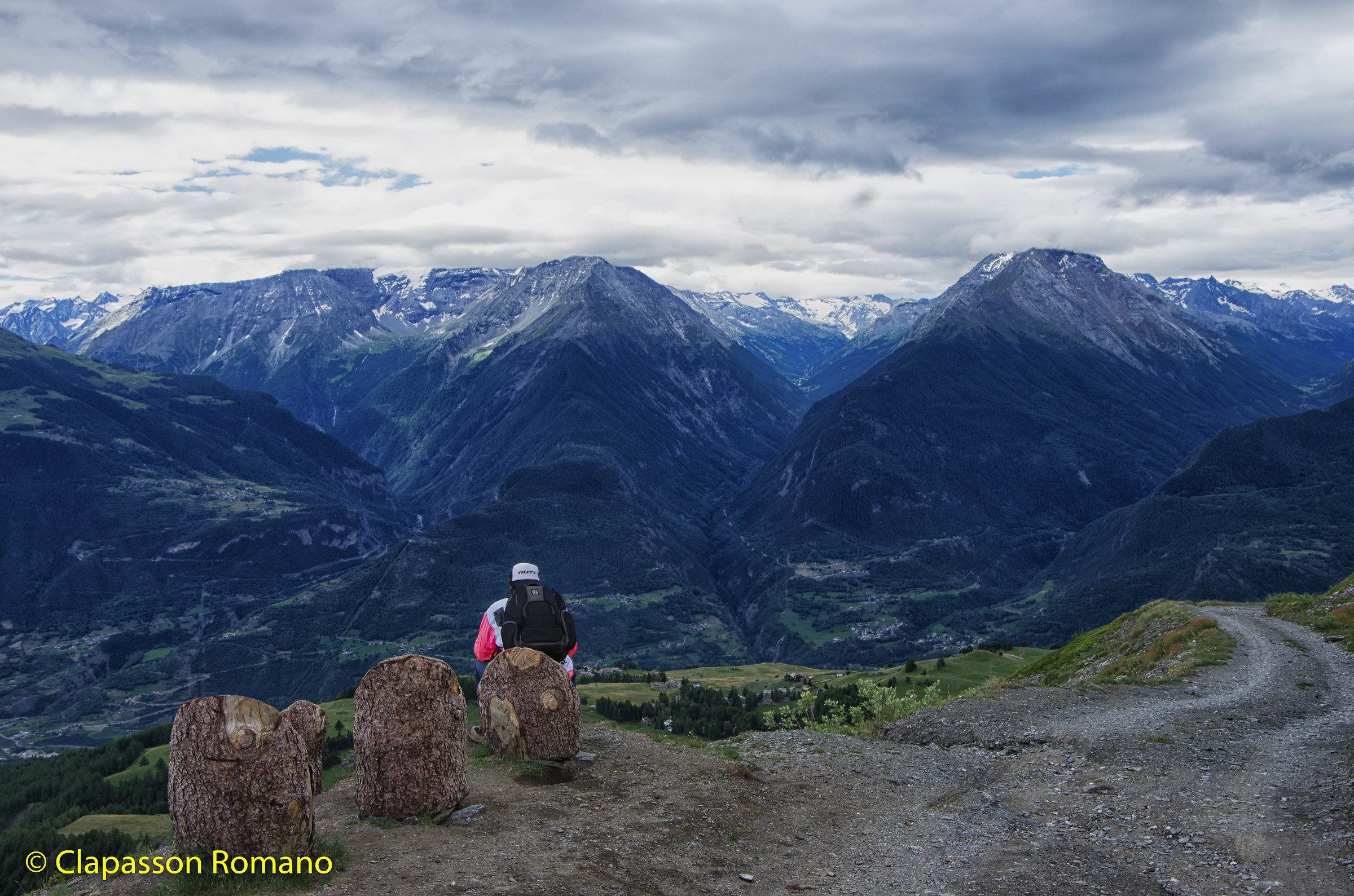 Contemplating the panorama