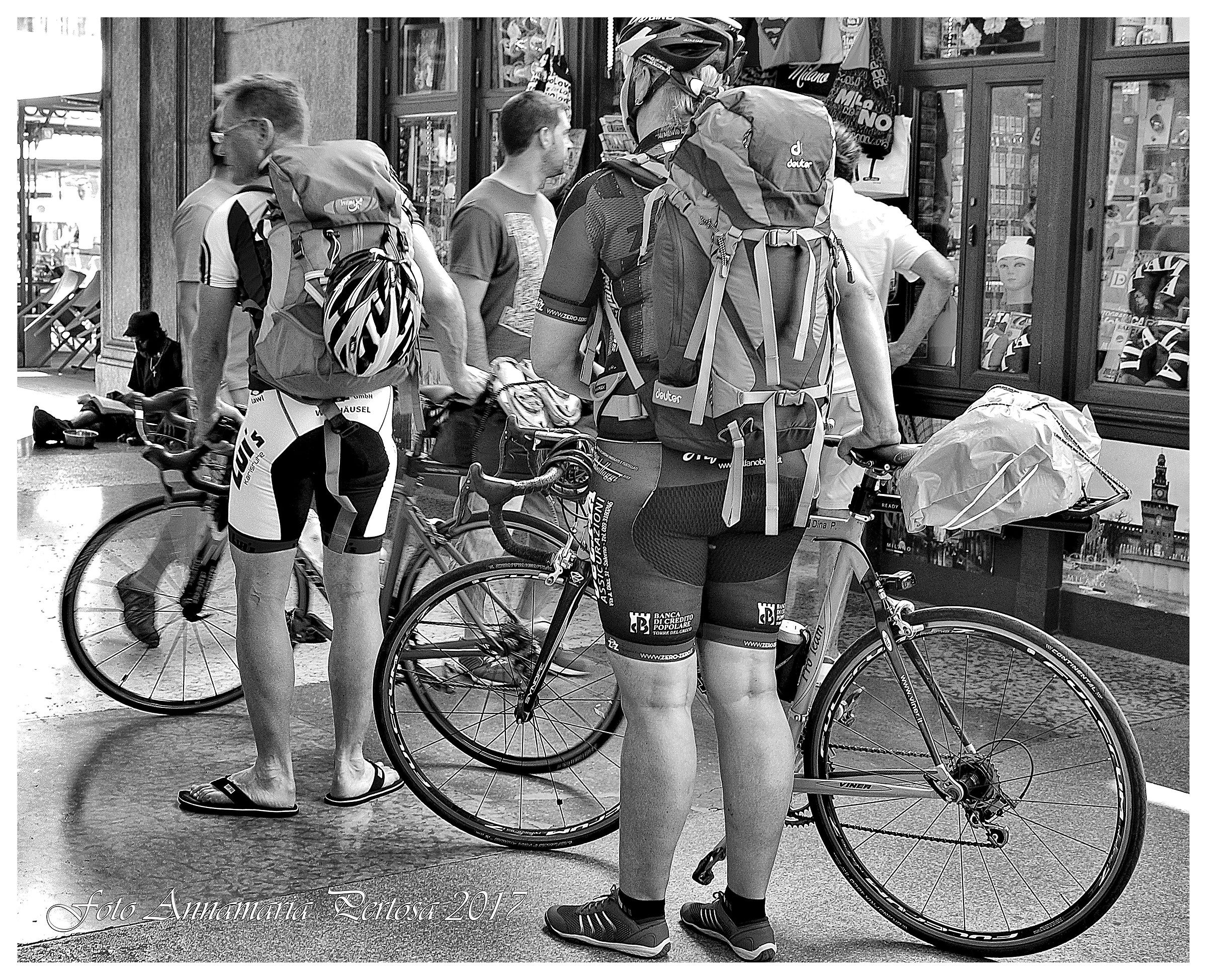Ciclisti in Galleria