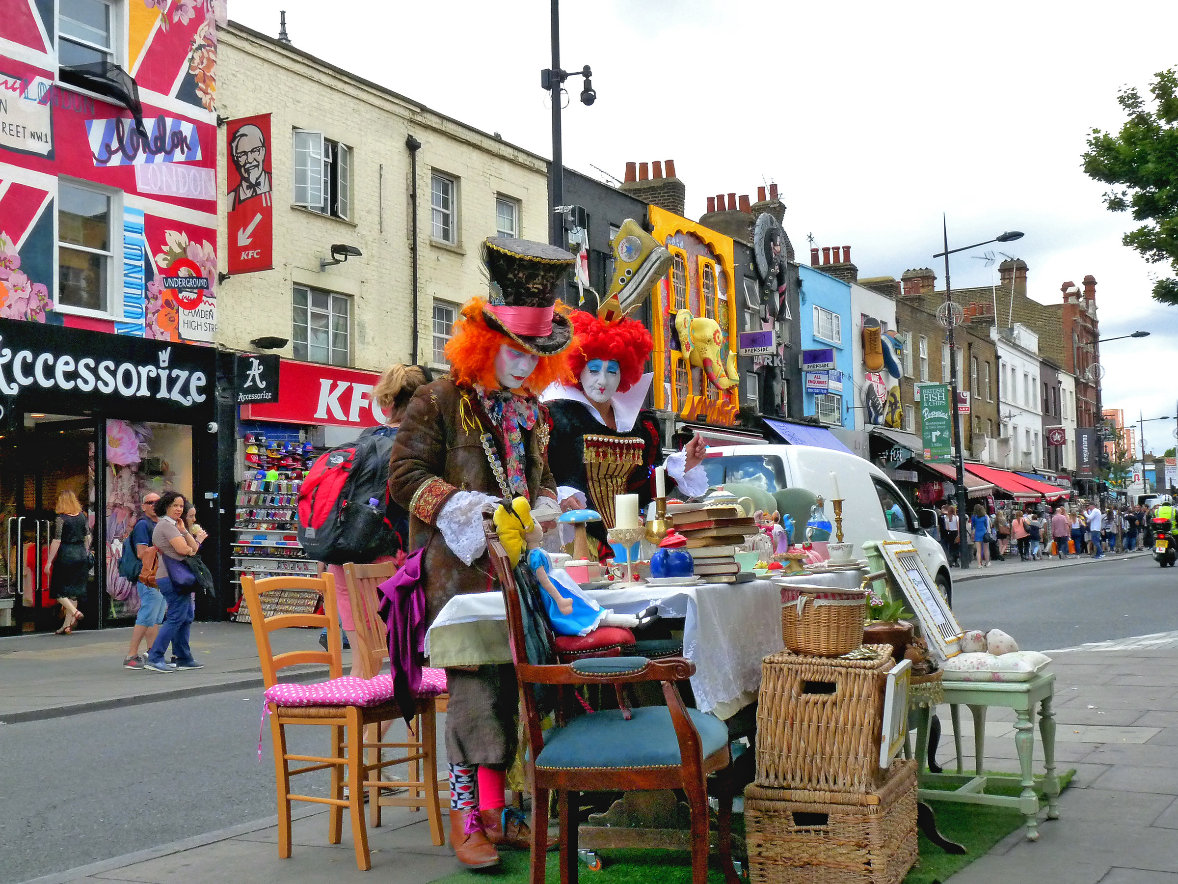 Cappellaio matto in Camden Town