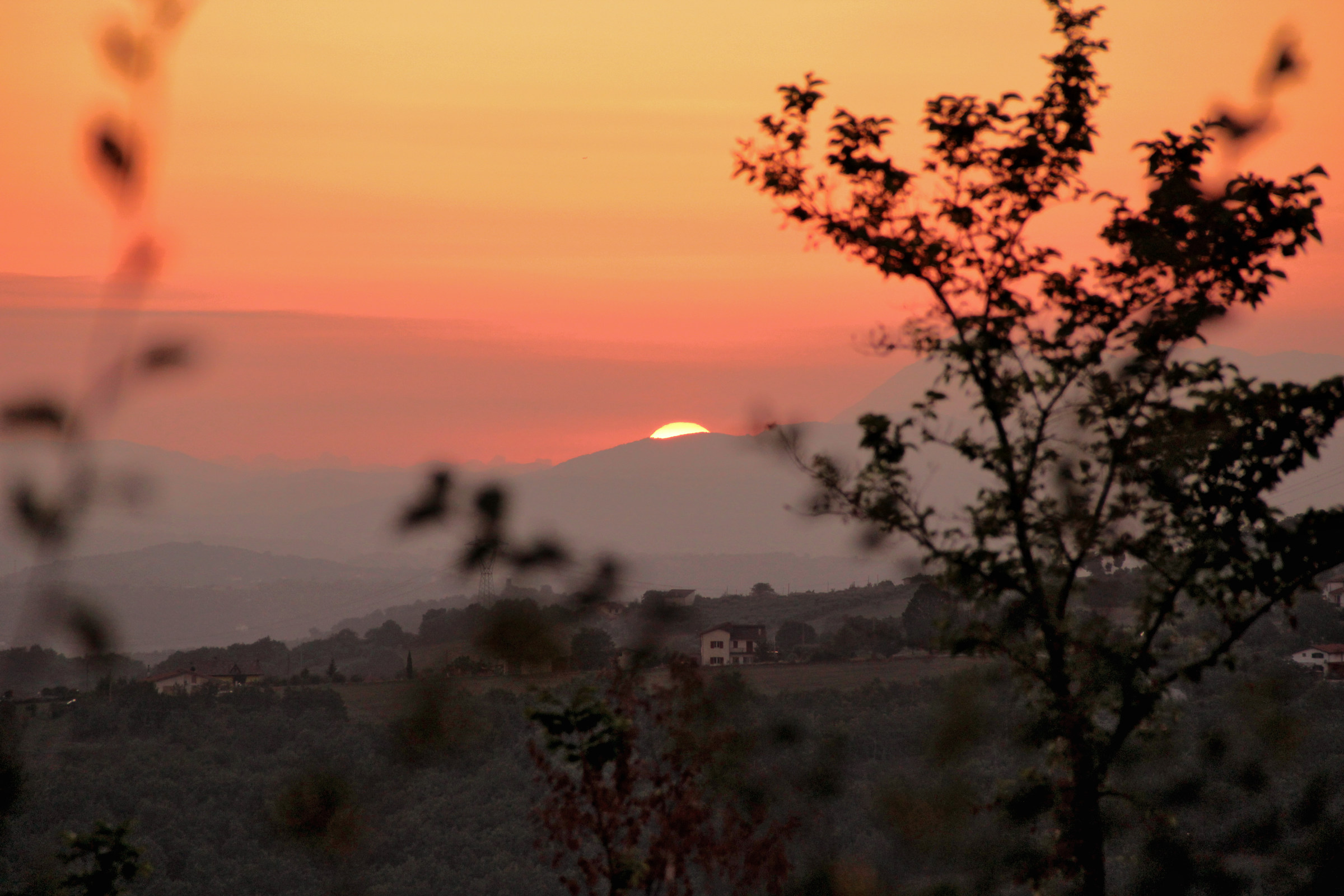 Sunset in Irpinia