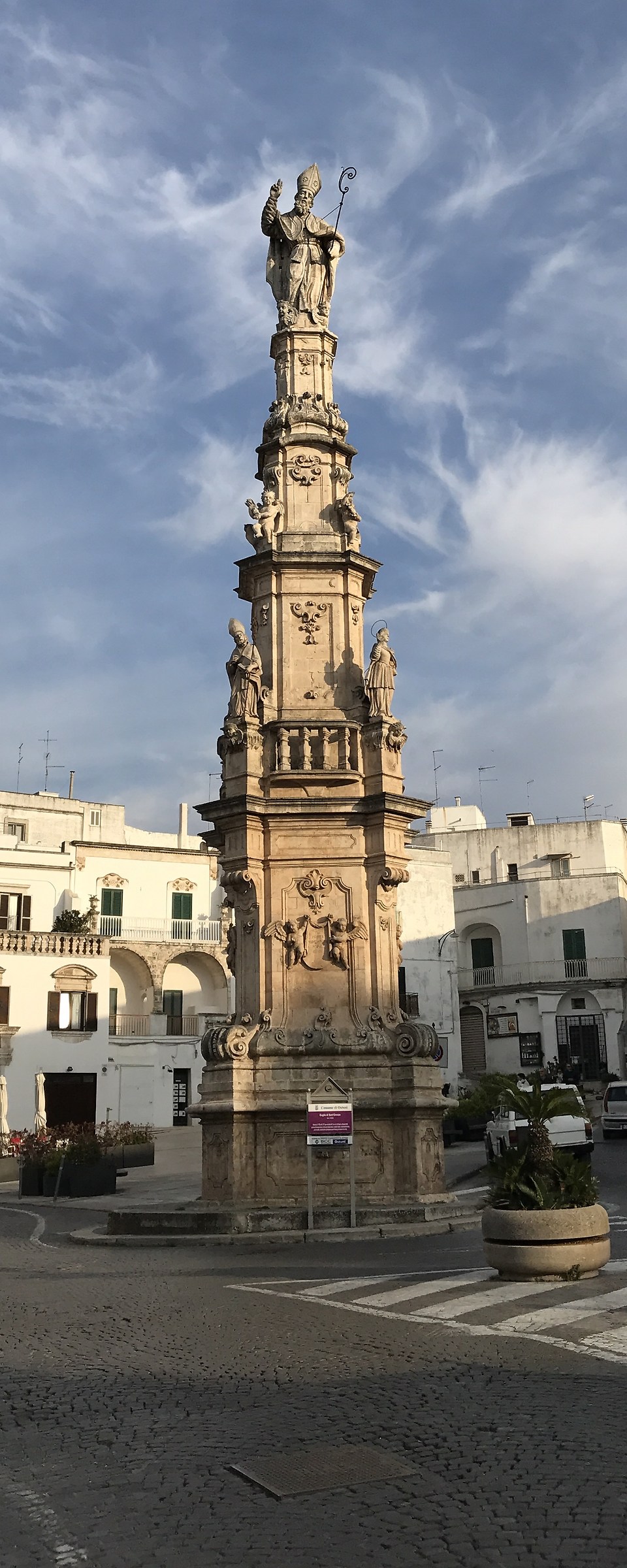 Obelisk of Sant'Oronzo in Ostuni