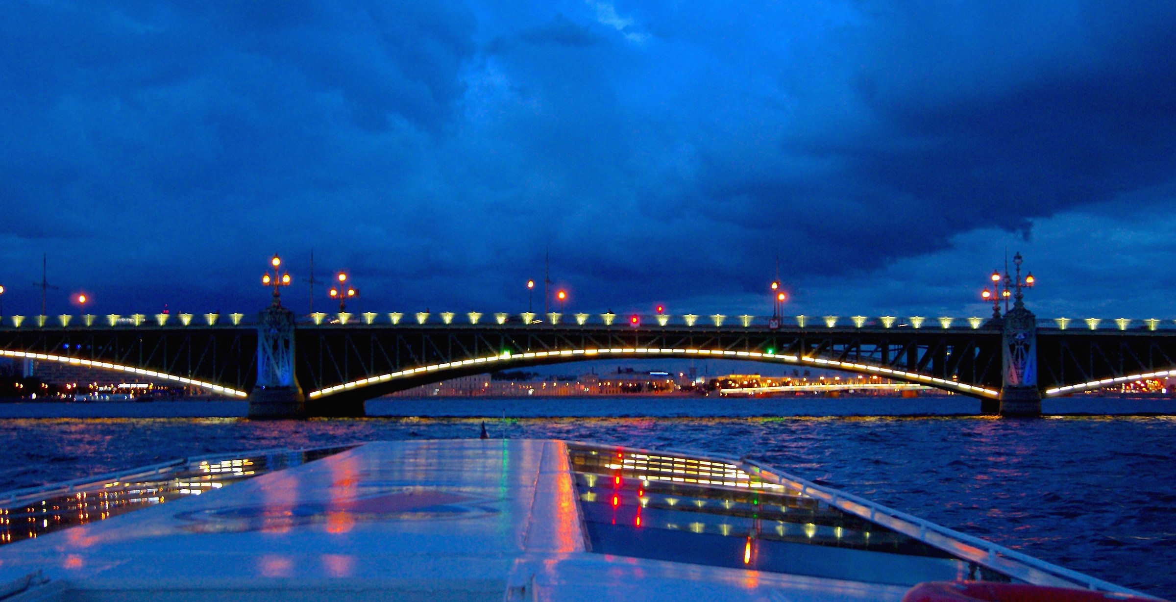 Darkness on the Neva in St.Petersburg