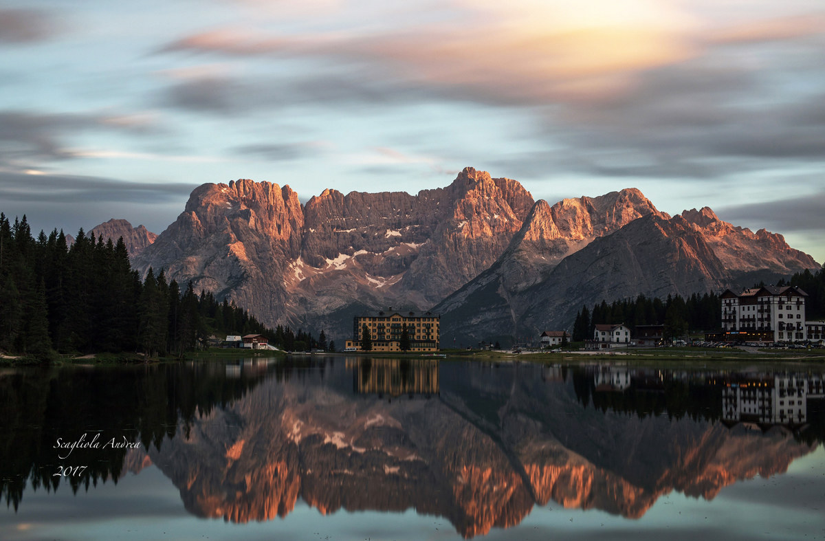 Tramonto a Misurina