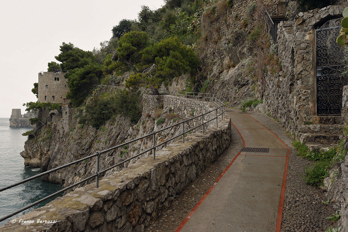 Positano, along the sea