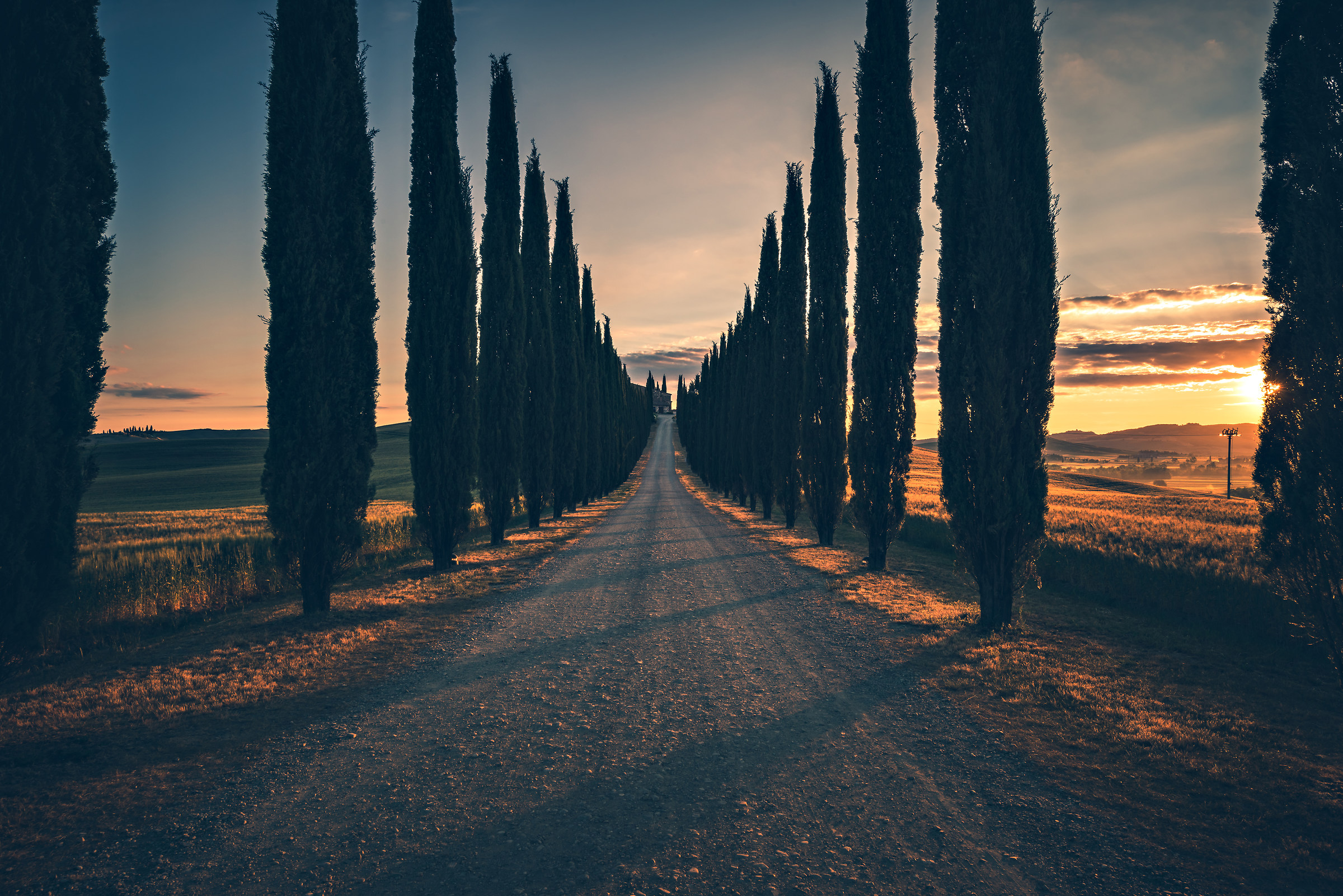 La calda luce del mattino