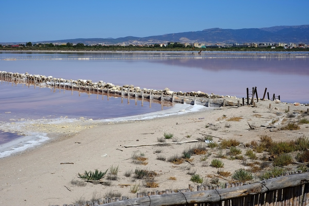 Cagliari, le saline.
