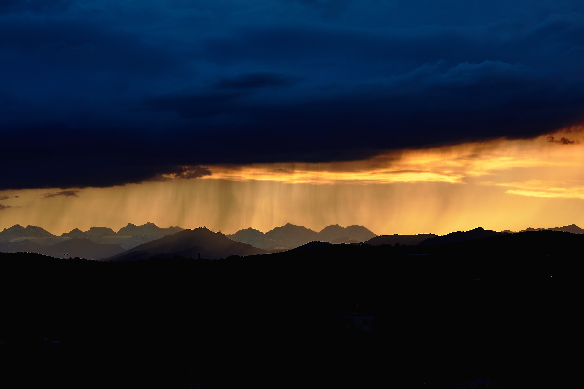 Rain in the Golden Hour