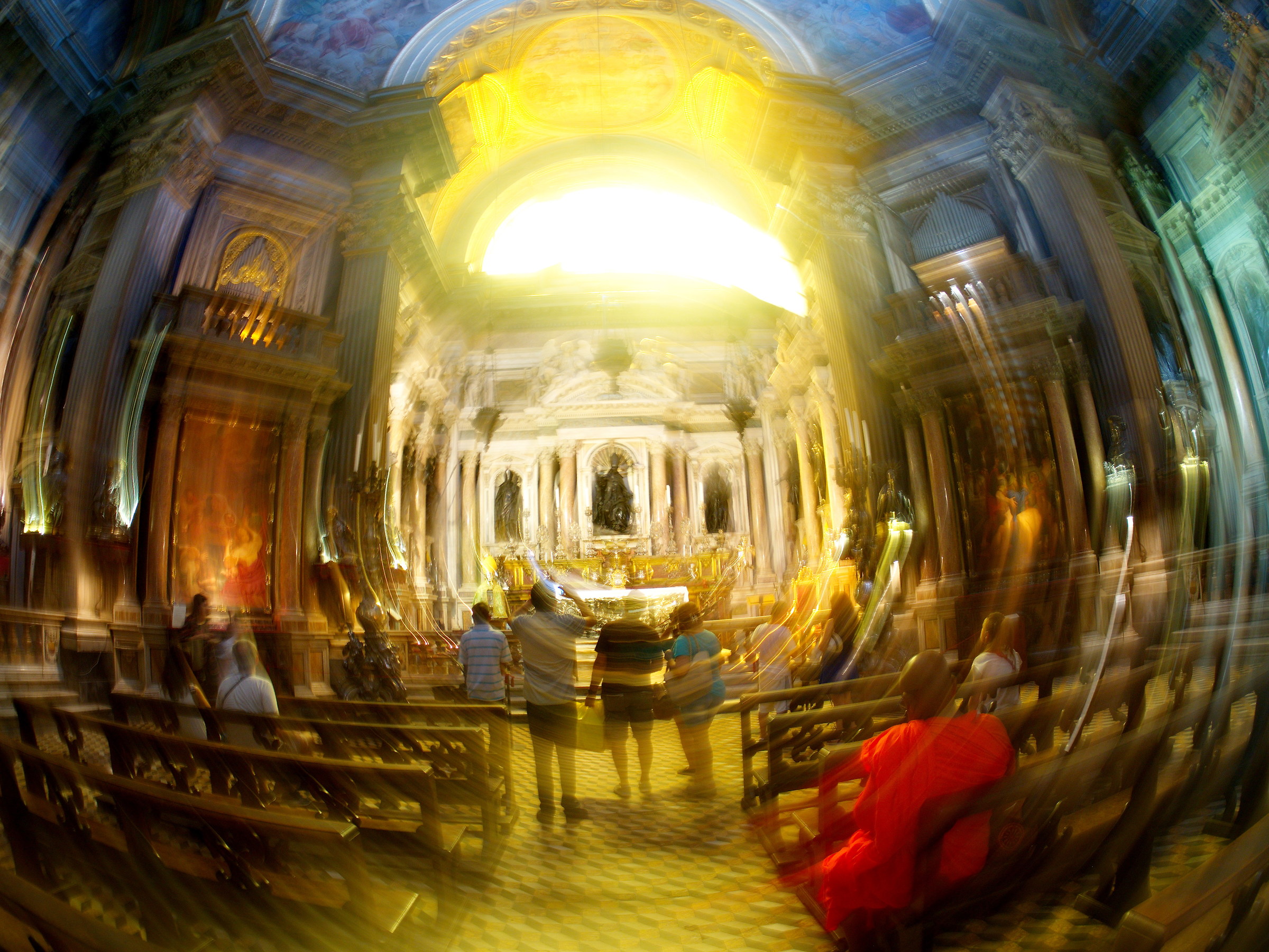 Guests at the cathedral