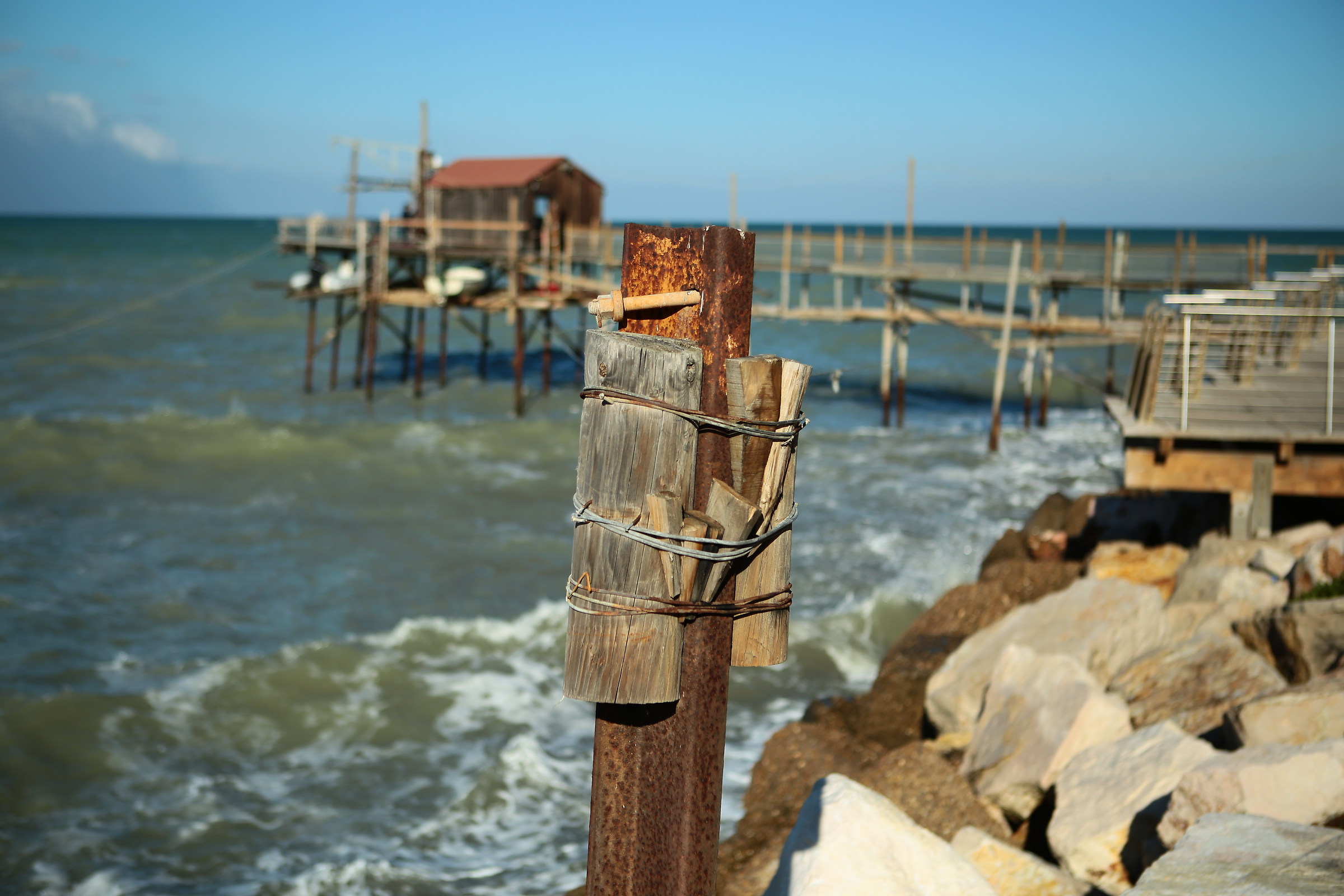 Trabucco di Giustino a Termoli.