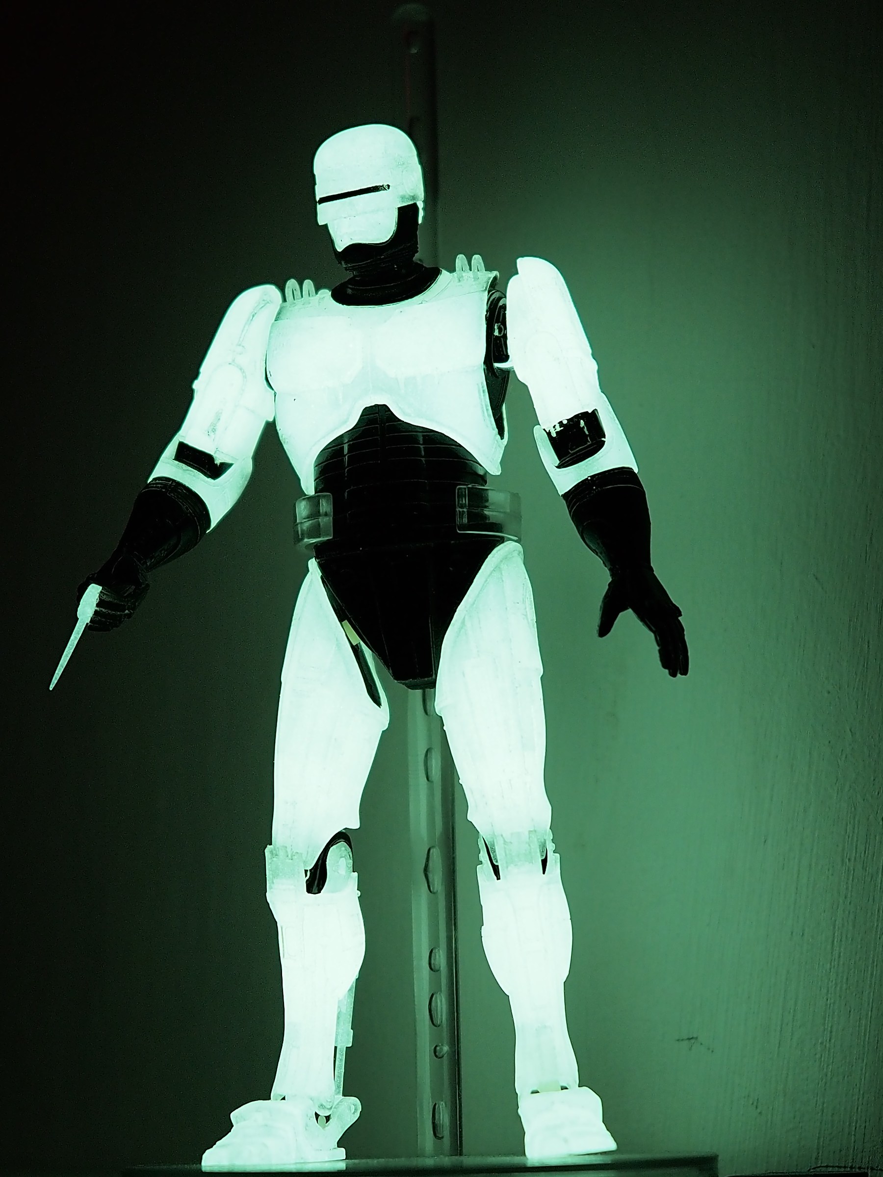 Robocop glows in the dark