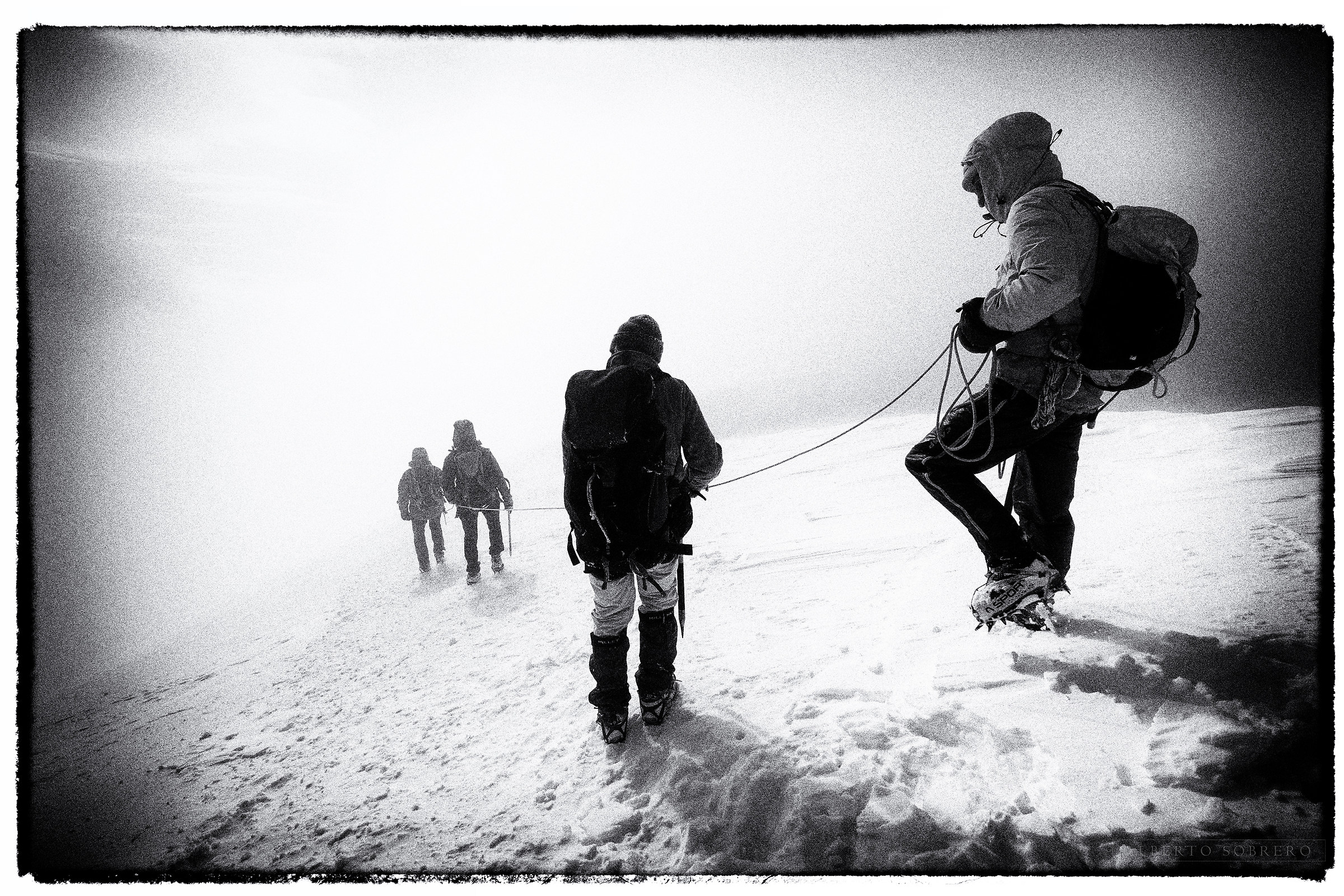 Discesa nella nebbia