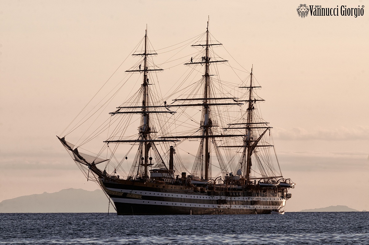 Cadets sull'amerigo vespucci