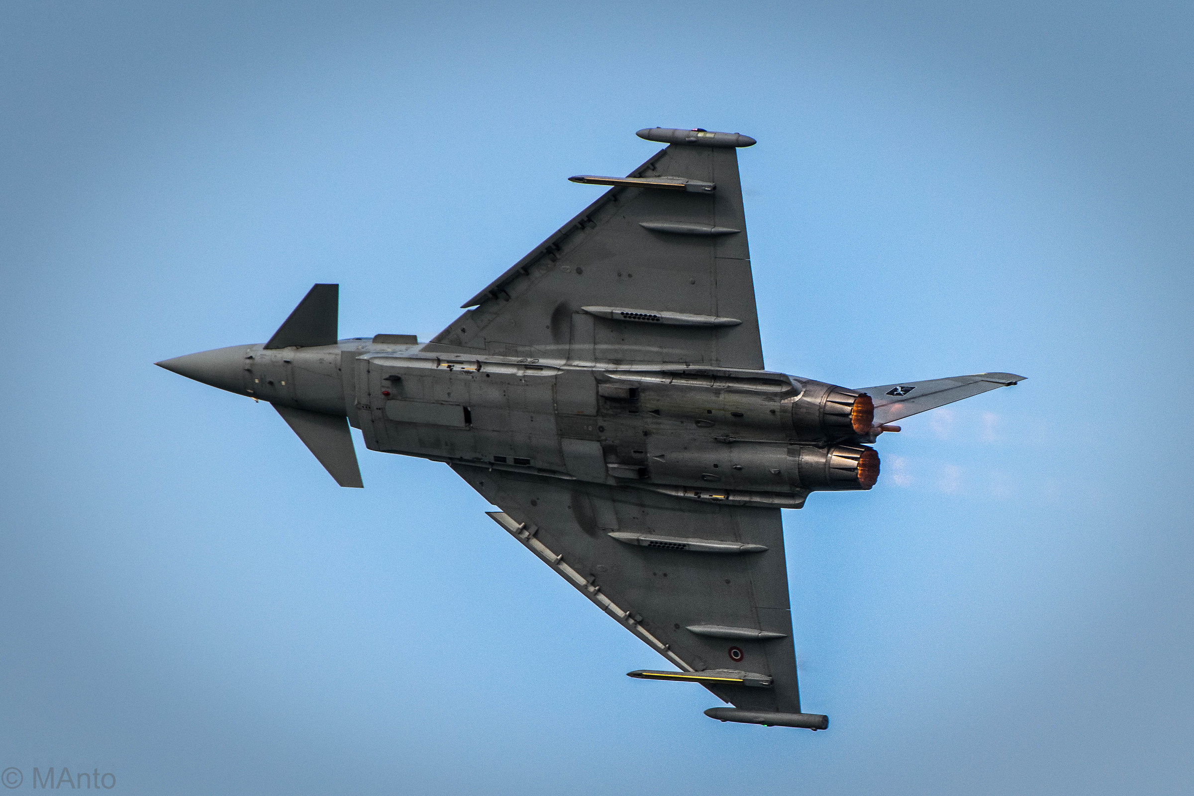 The Eurofighter typhoon flight