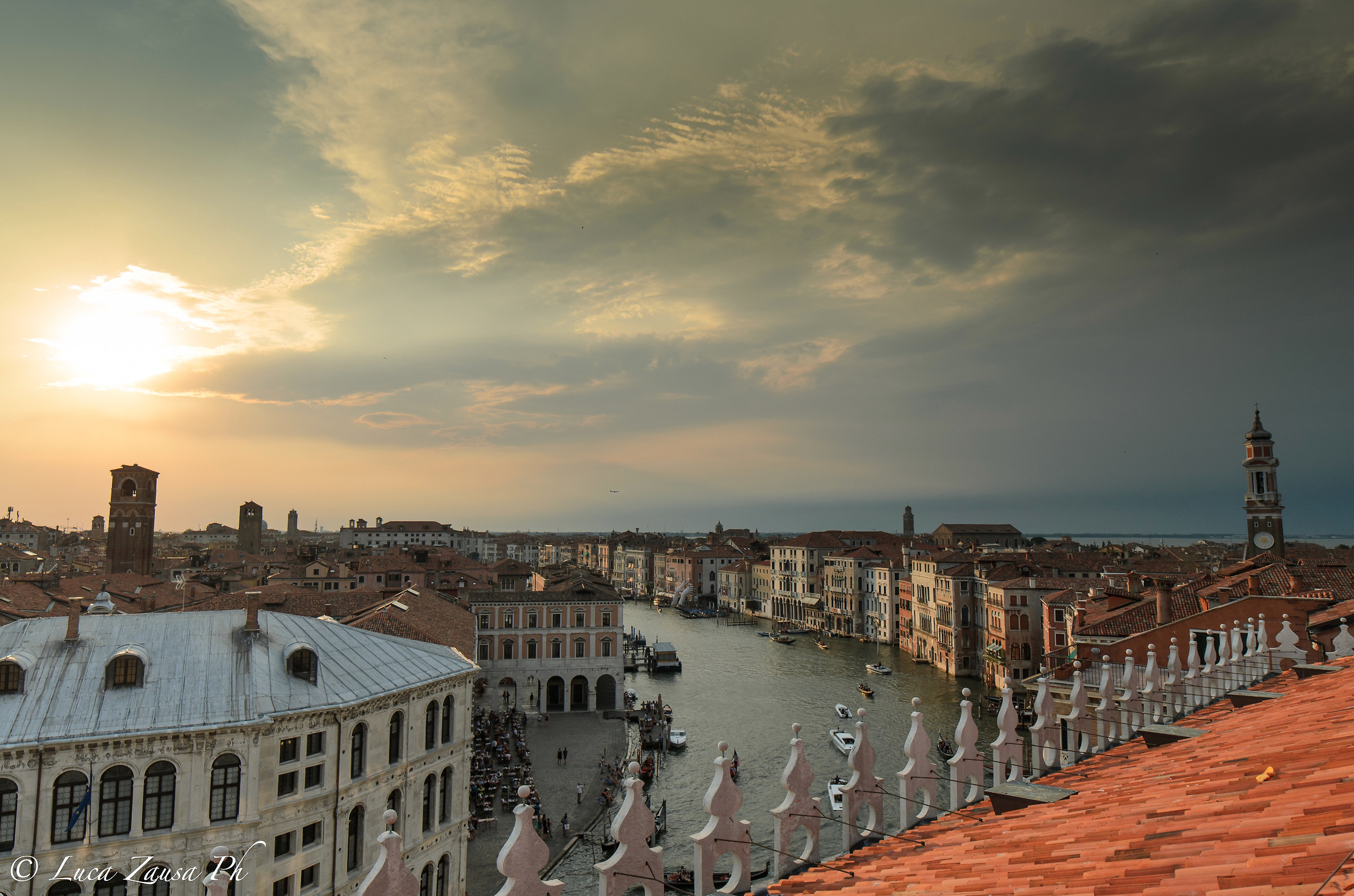 From the font of the Germans a stunning sunset comes down