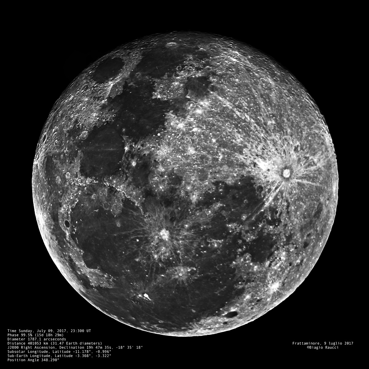 Moon of July 9, 2017