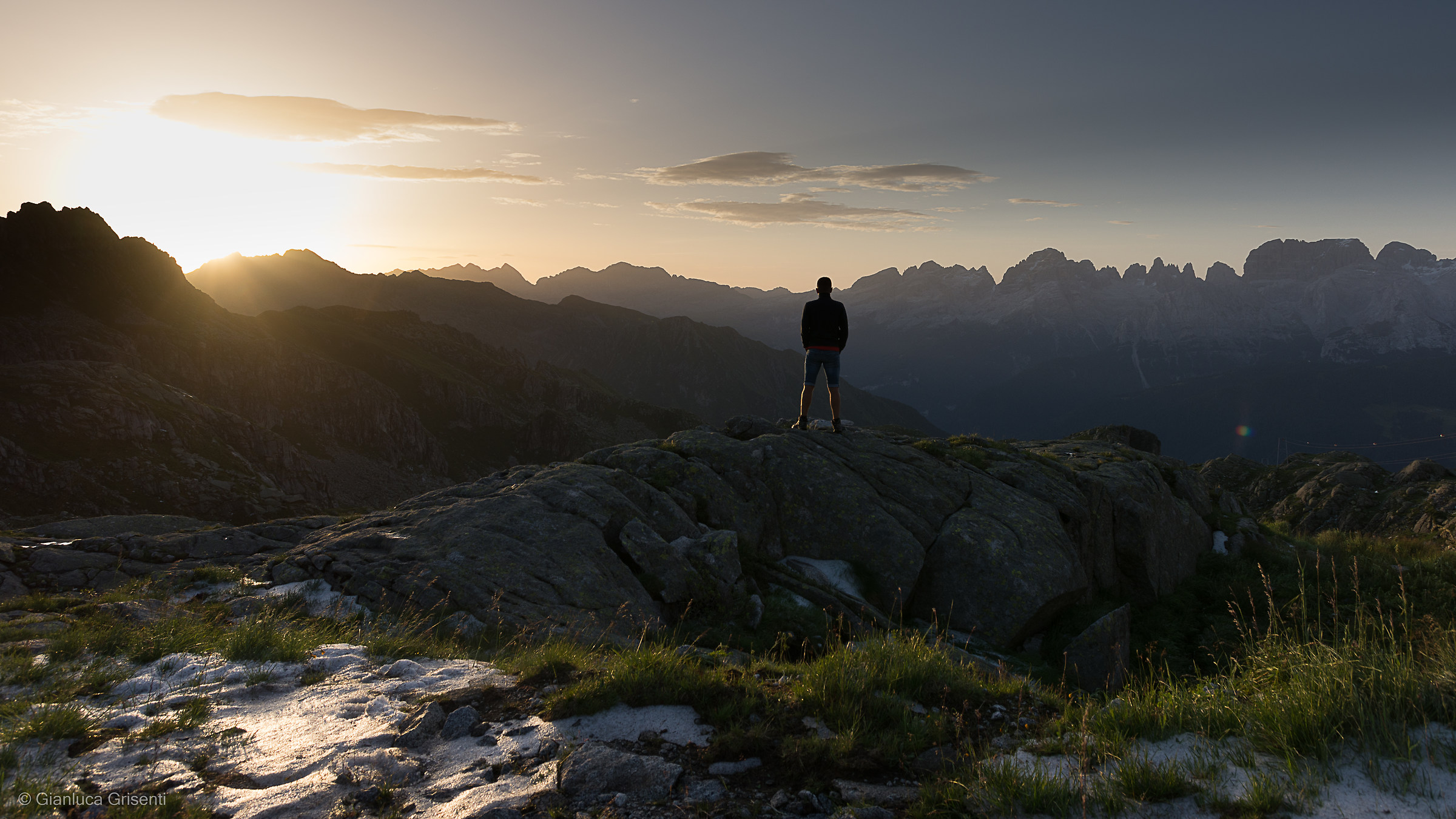 Sunrise at Rifugio Agostini