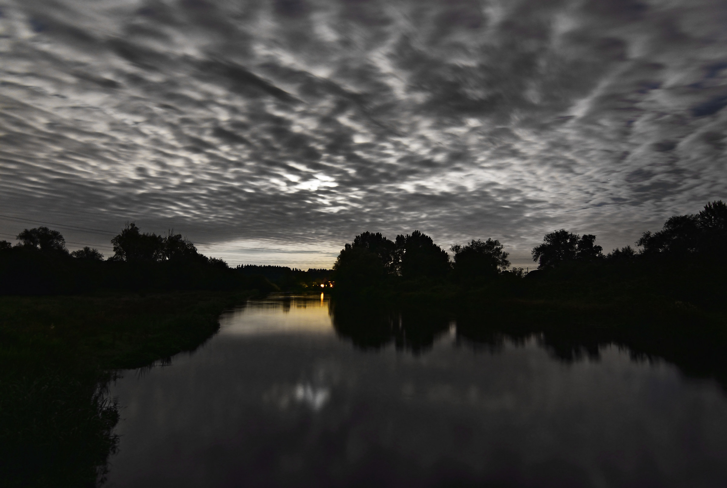 Moonlight Over the Old Mill