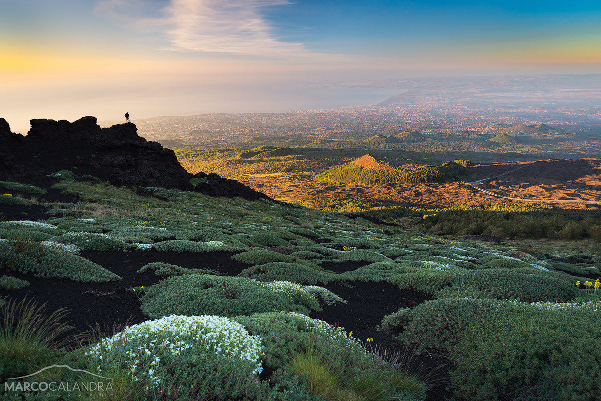 The wanderer of Etna