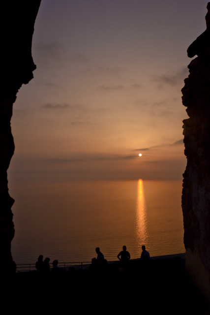 Sunset from the castle walls