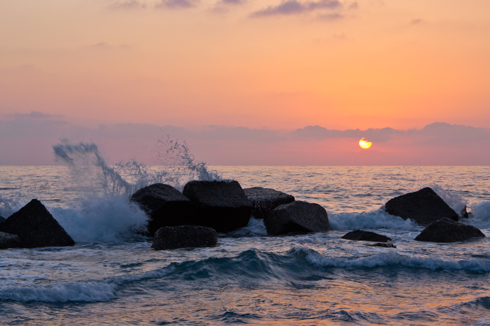 The rough seas of Calabria