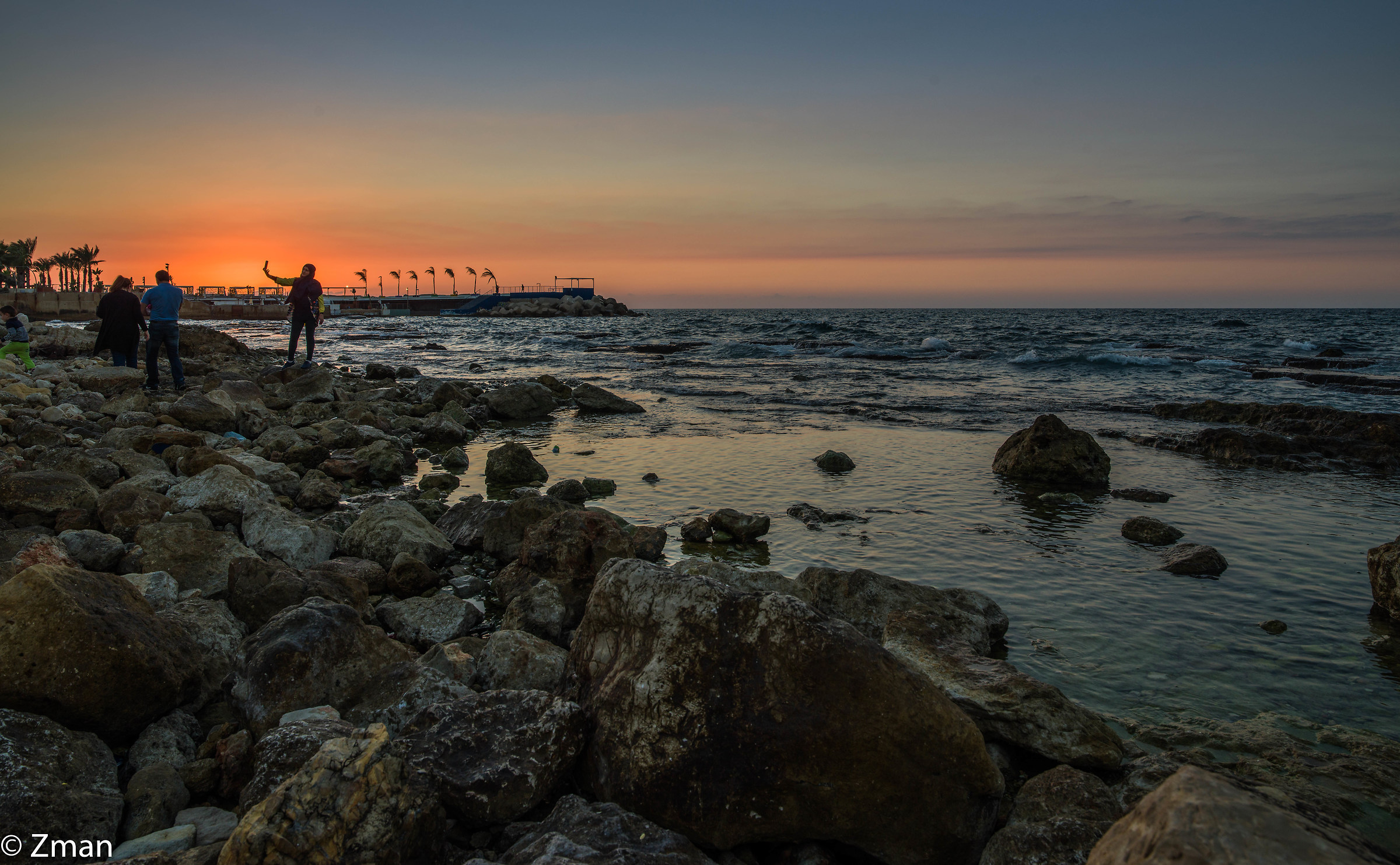 Tramonto a Almanara Rocky Beach