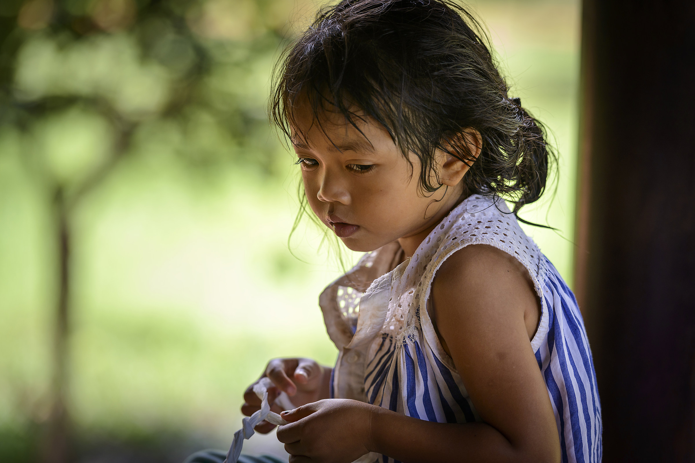 La ragazza cambogiana