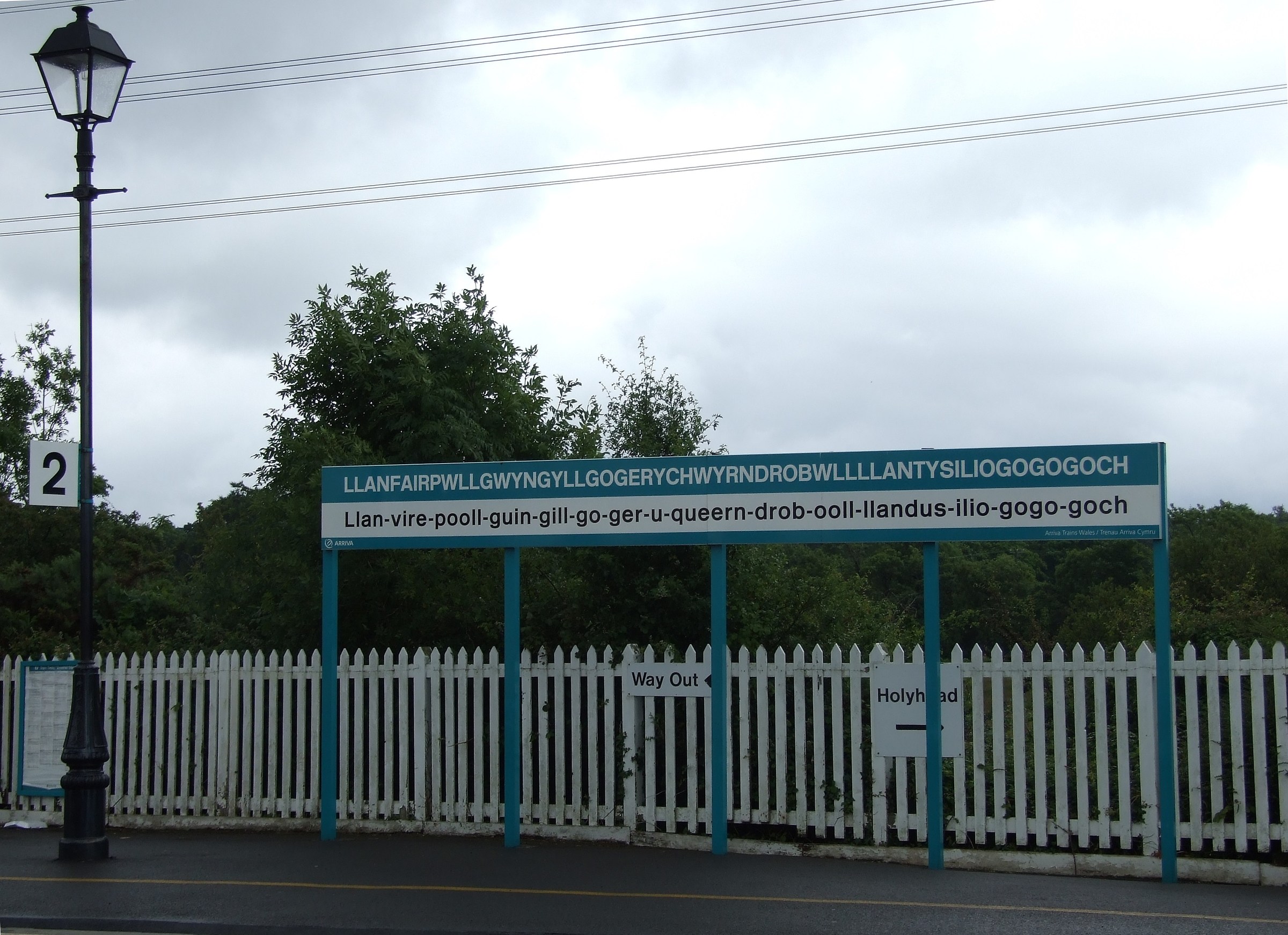 Llanfair...train station