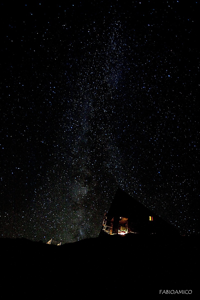 Via Lattea dietro al Rif.Vallanta