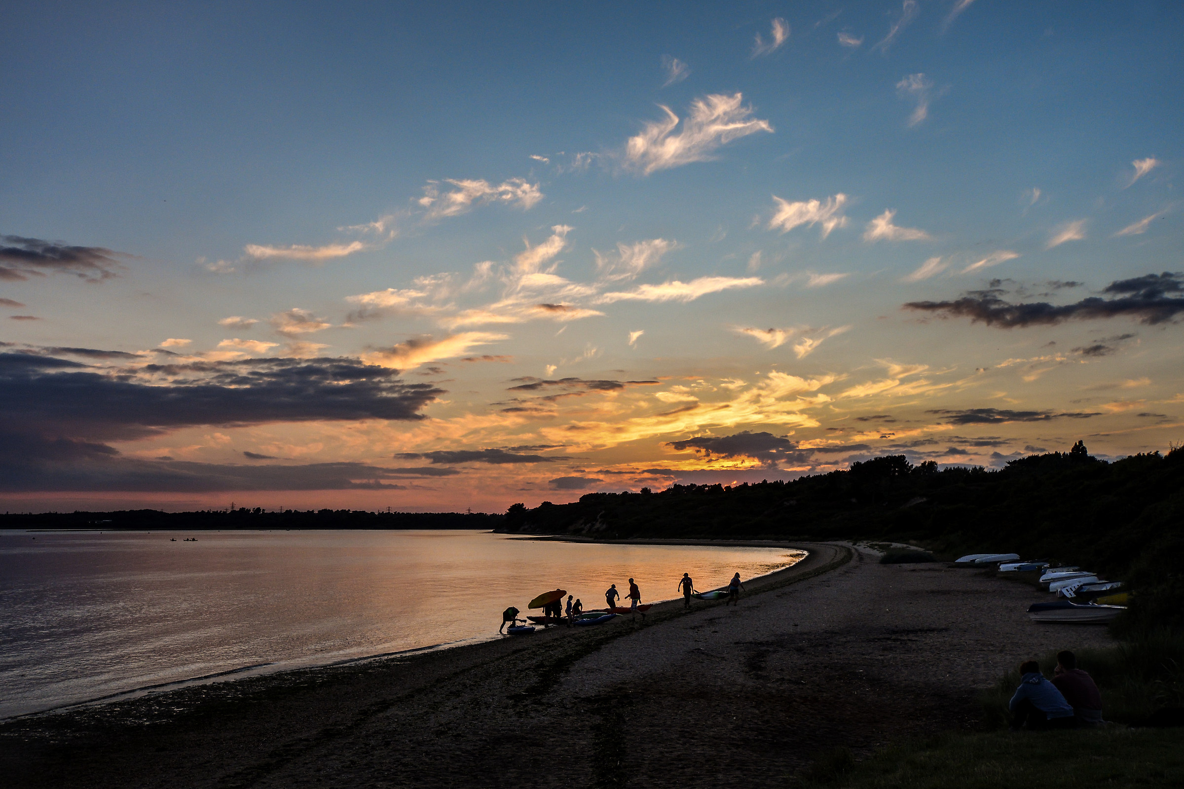 Nubi di tramonto Wispy