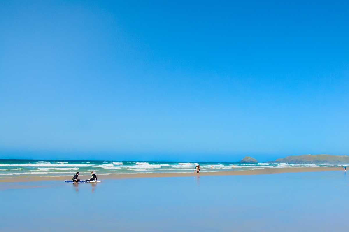 Surfer in Cornovaglia