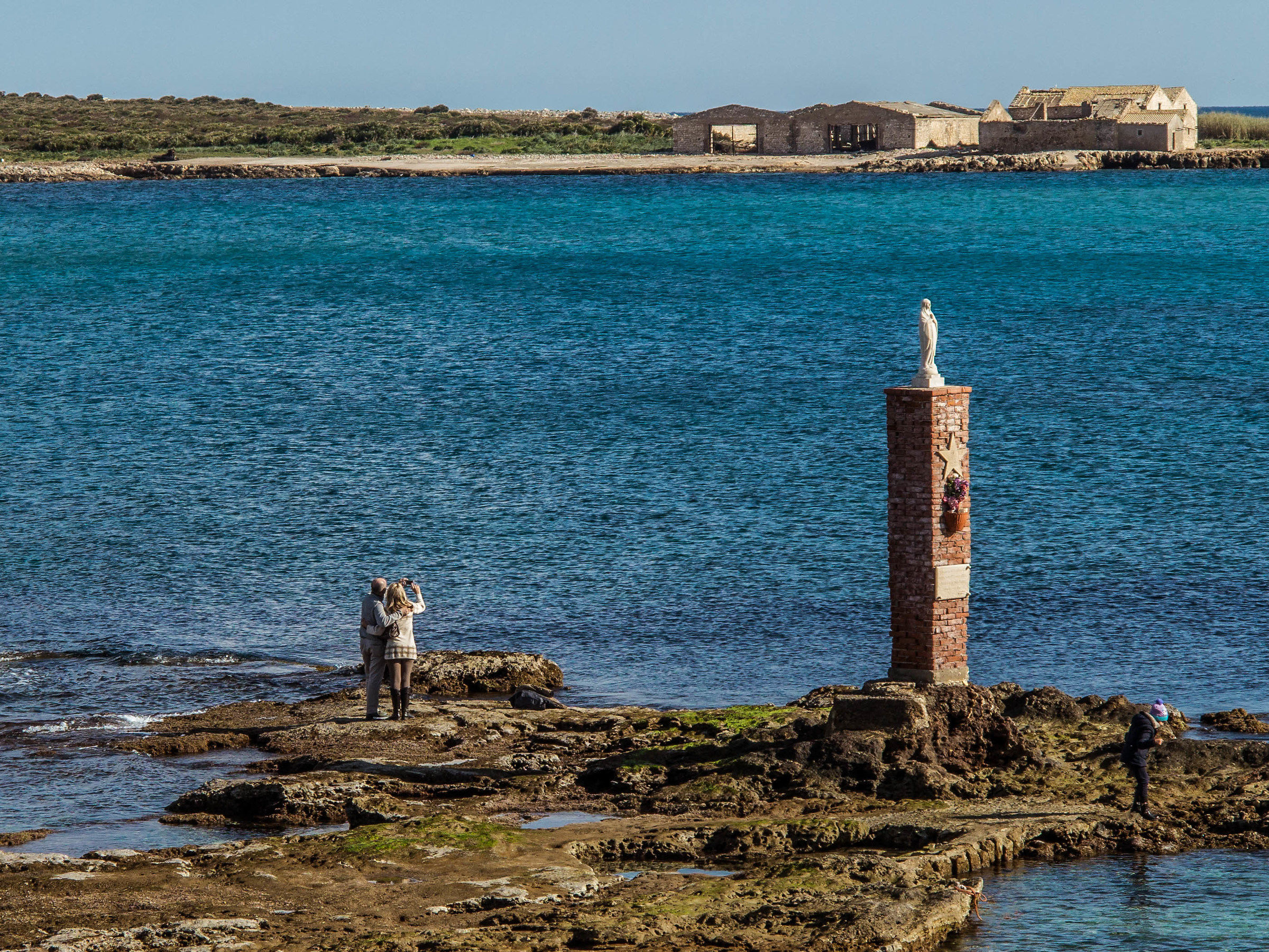 A selfie in Capopassero