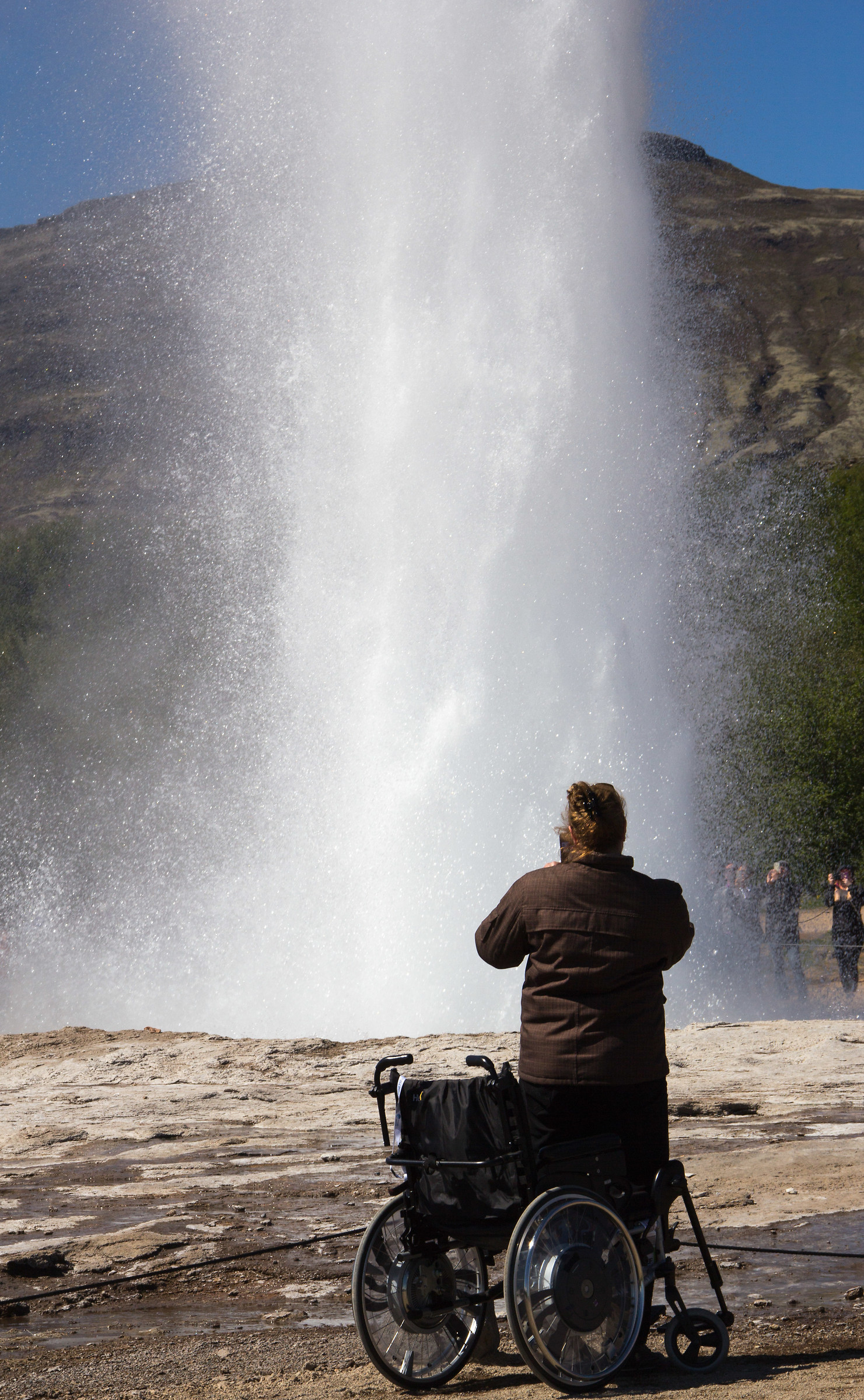 Miracle at Strokkur Geysir