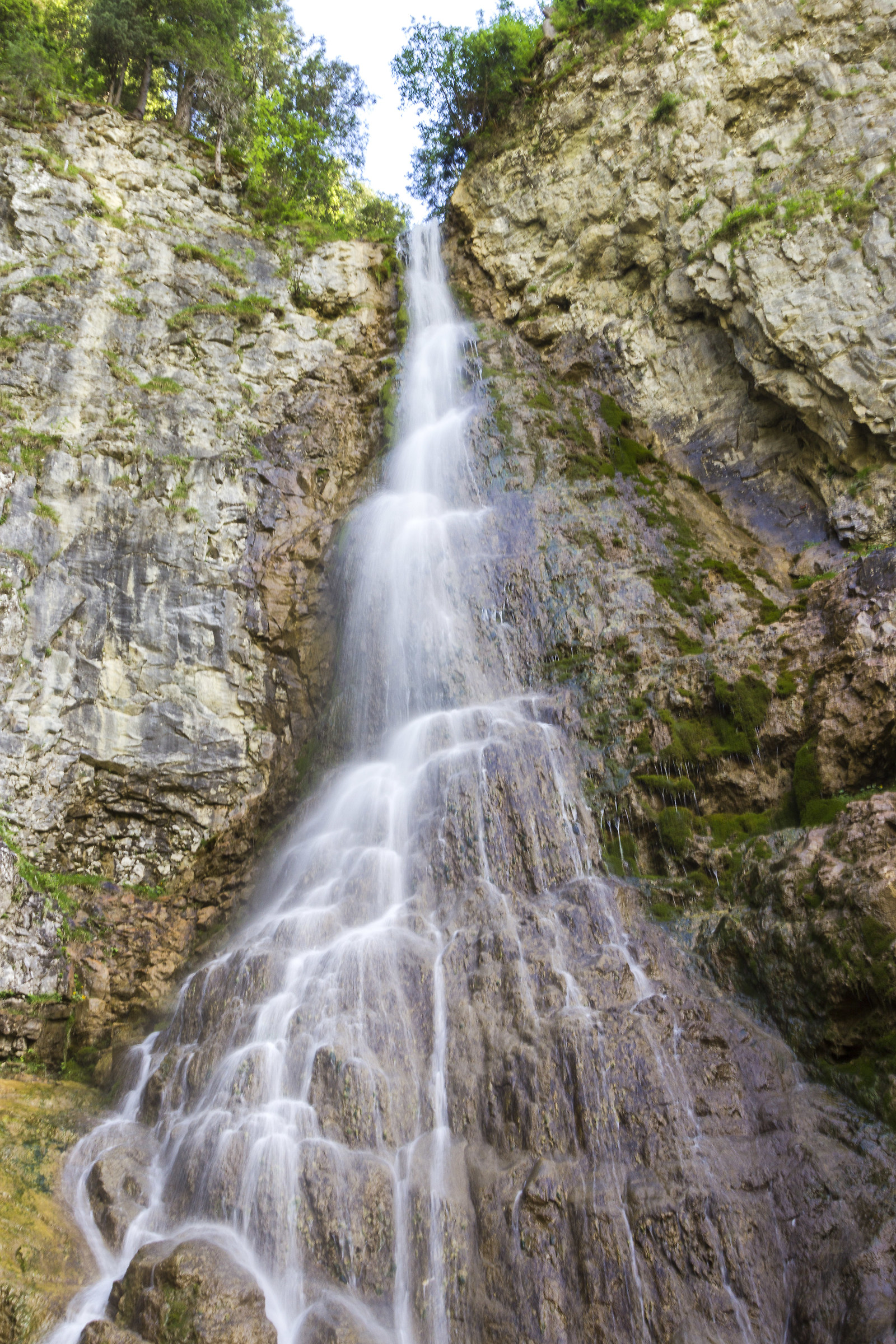 The Santa Cristina waterfall