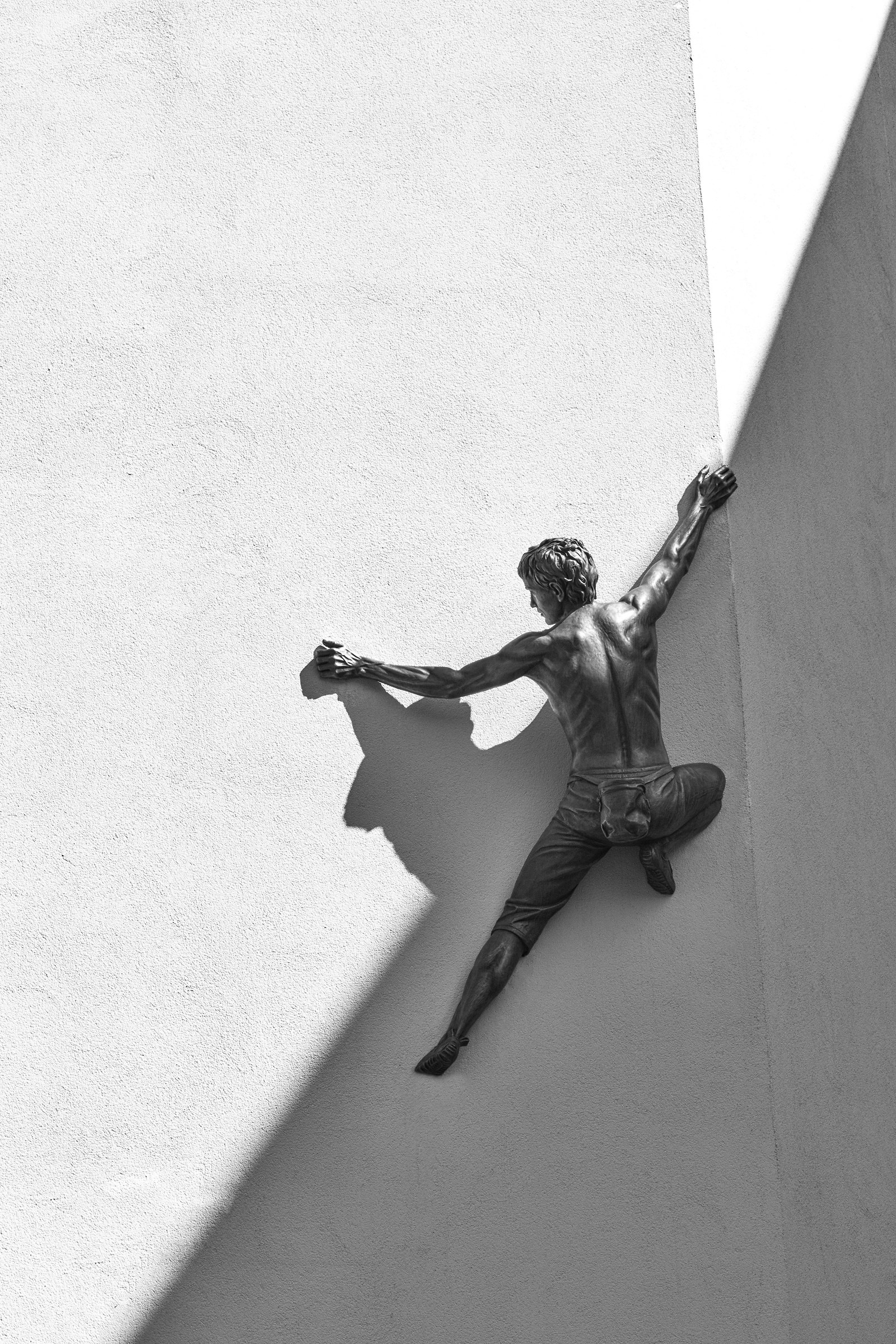 The climber of Ortisei