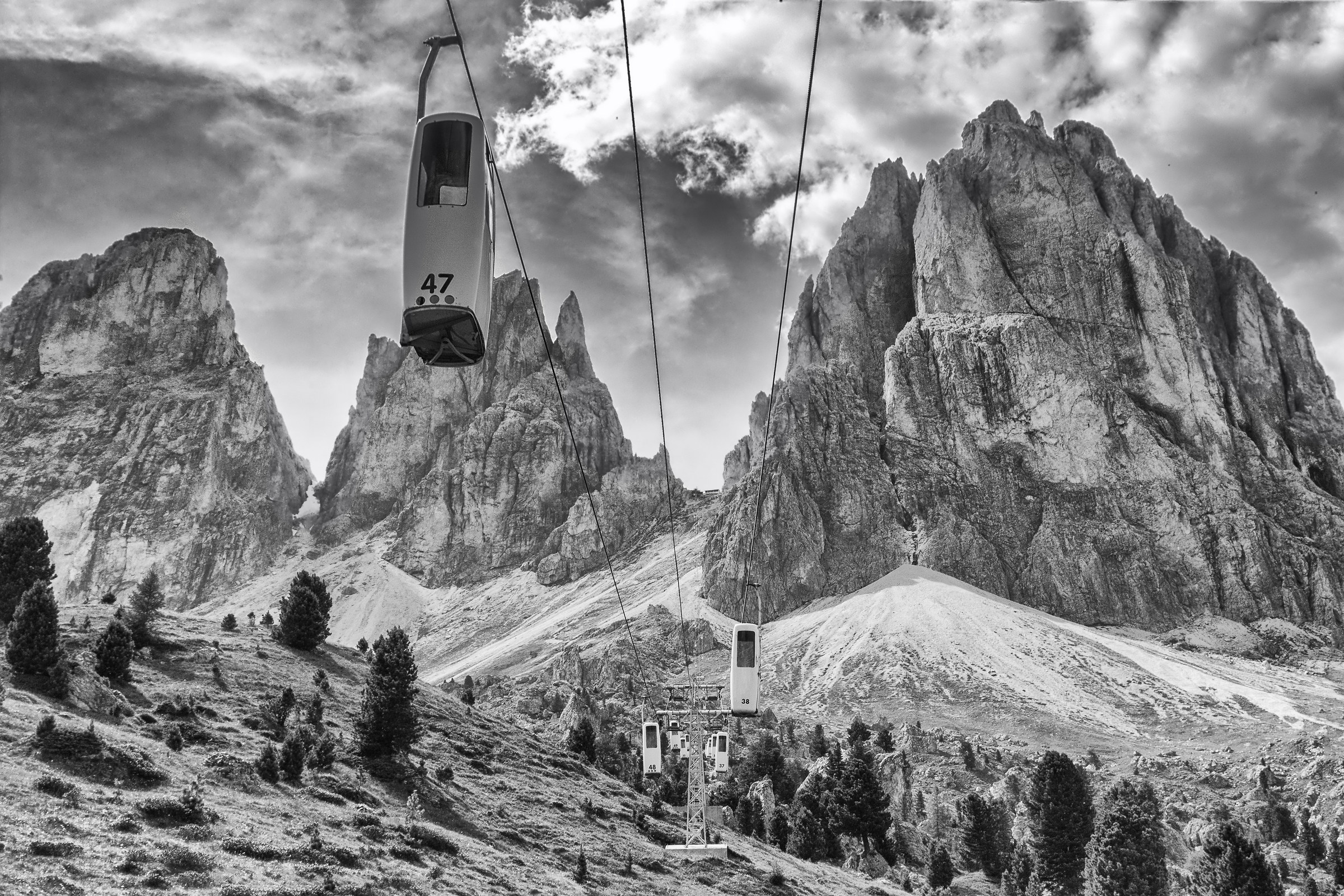 Forklift Cabinet Sassolungo Pass Sella